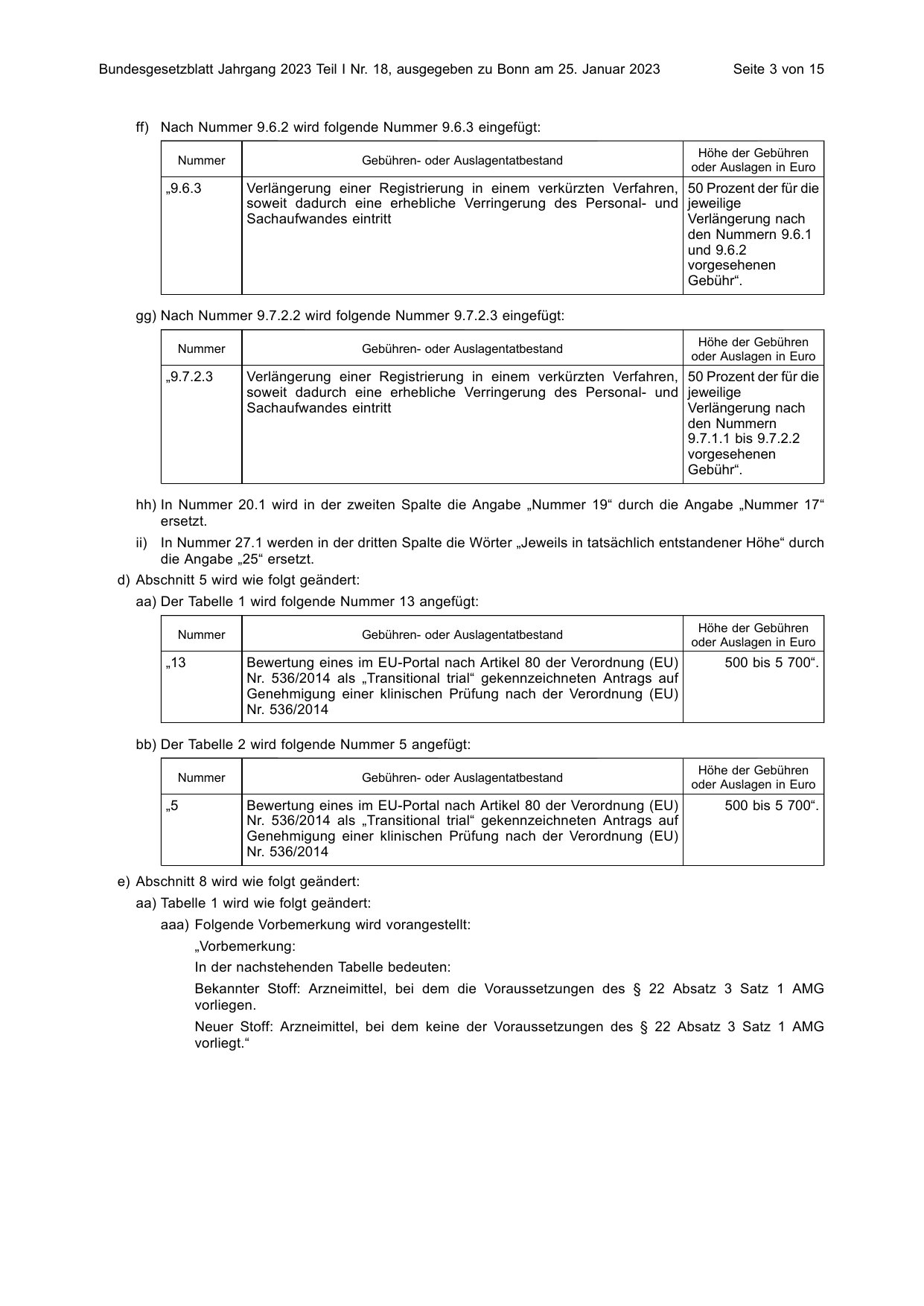 BGBl. 2023, Seite 3 — Originalseite als Abbildung