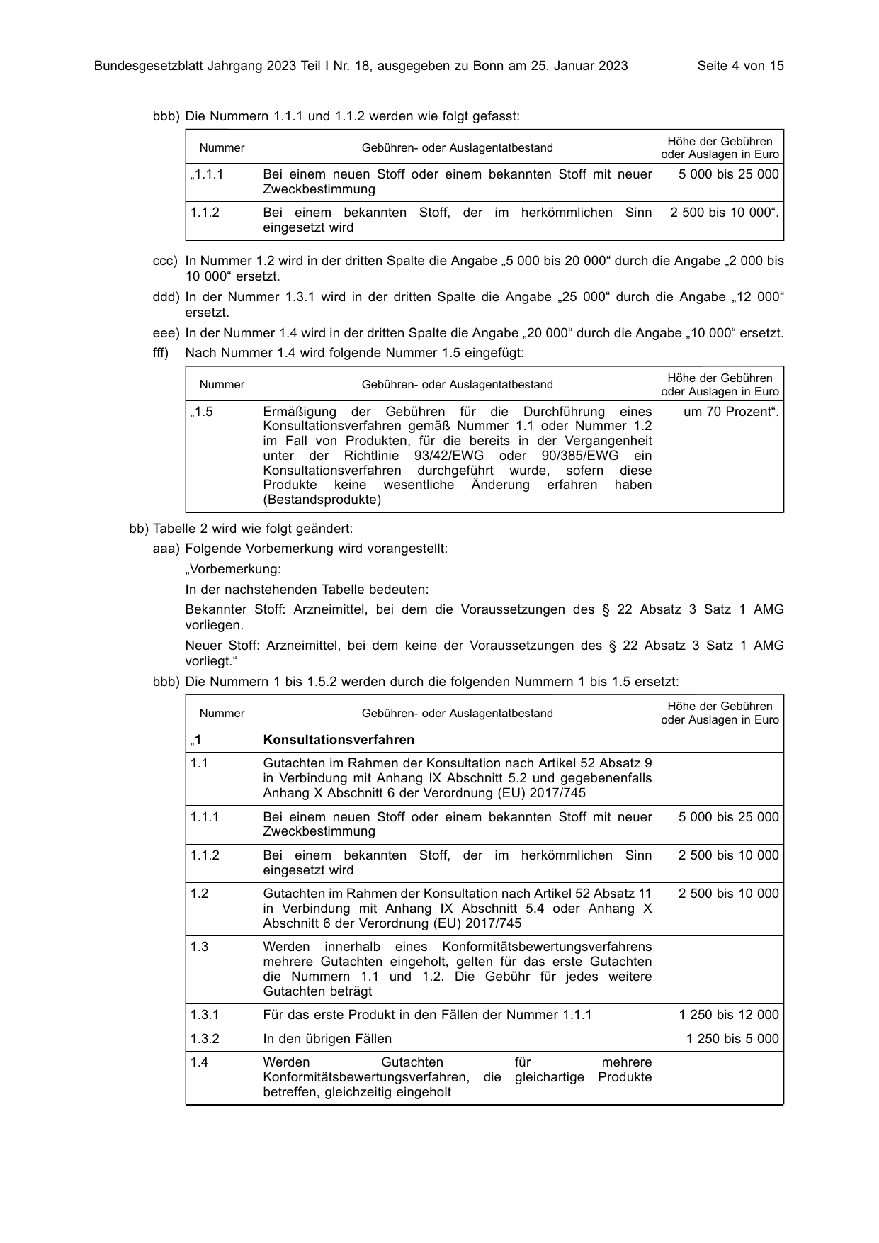 BGBl. 2023, Seite 4 — Originalseite als Abbildung