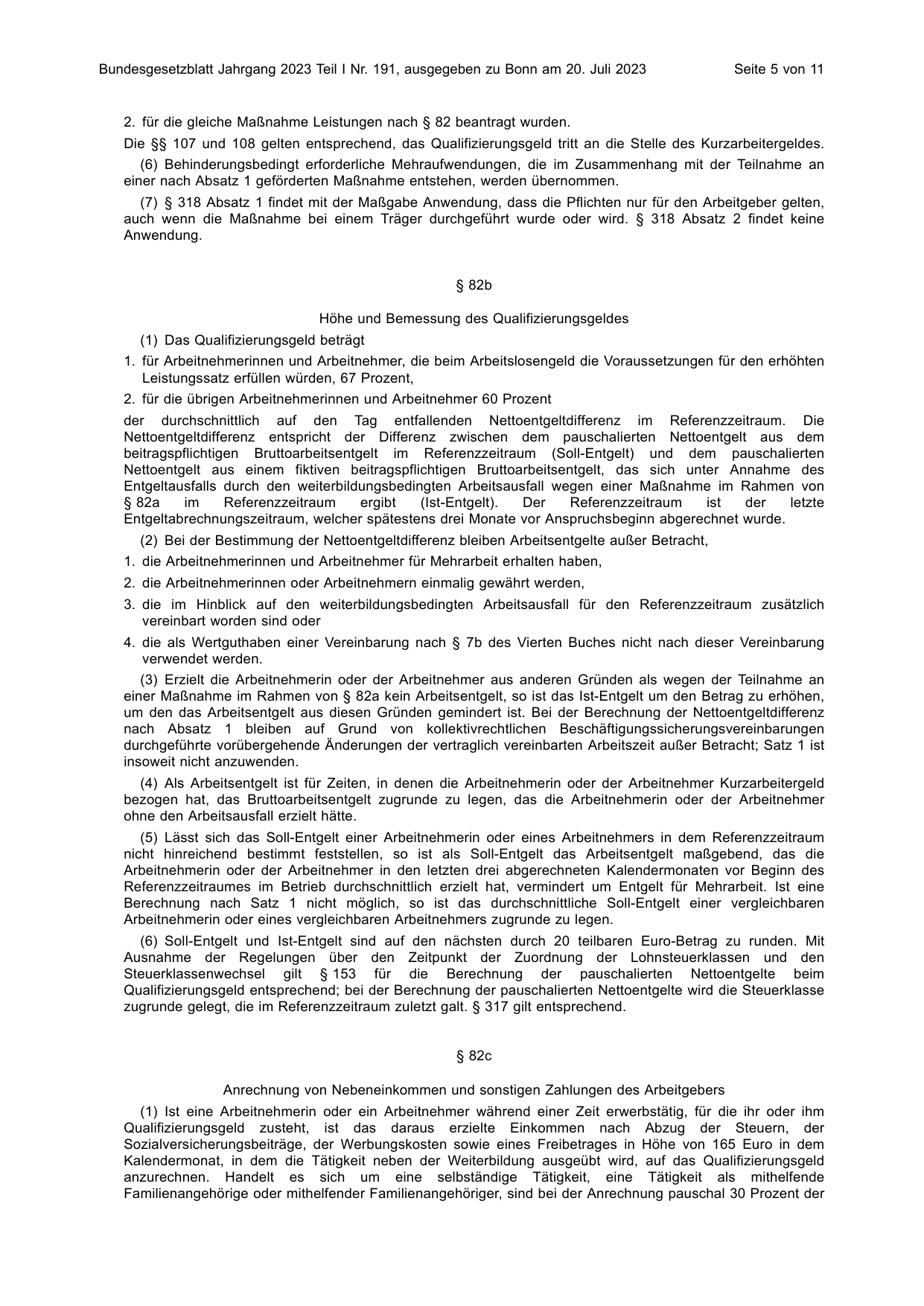BGBl. 2023, Seite 5 — Originalseite als Abbildung