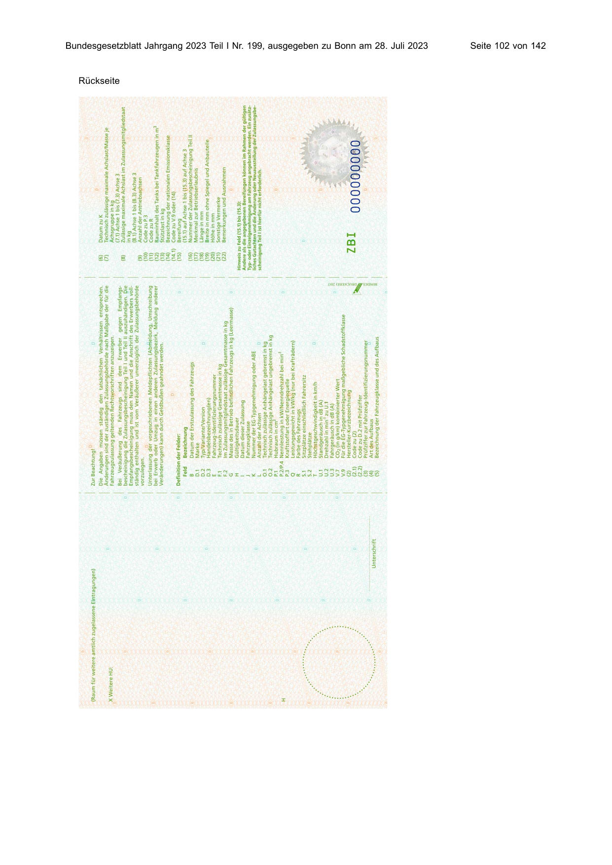 BGBl. 2023, Seite 102 — Originalseite als Abbildung