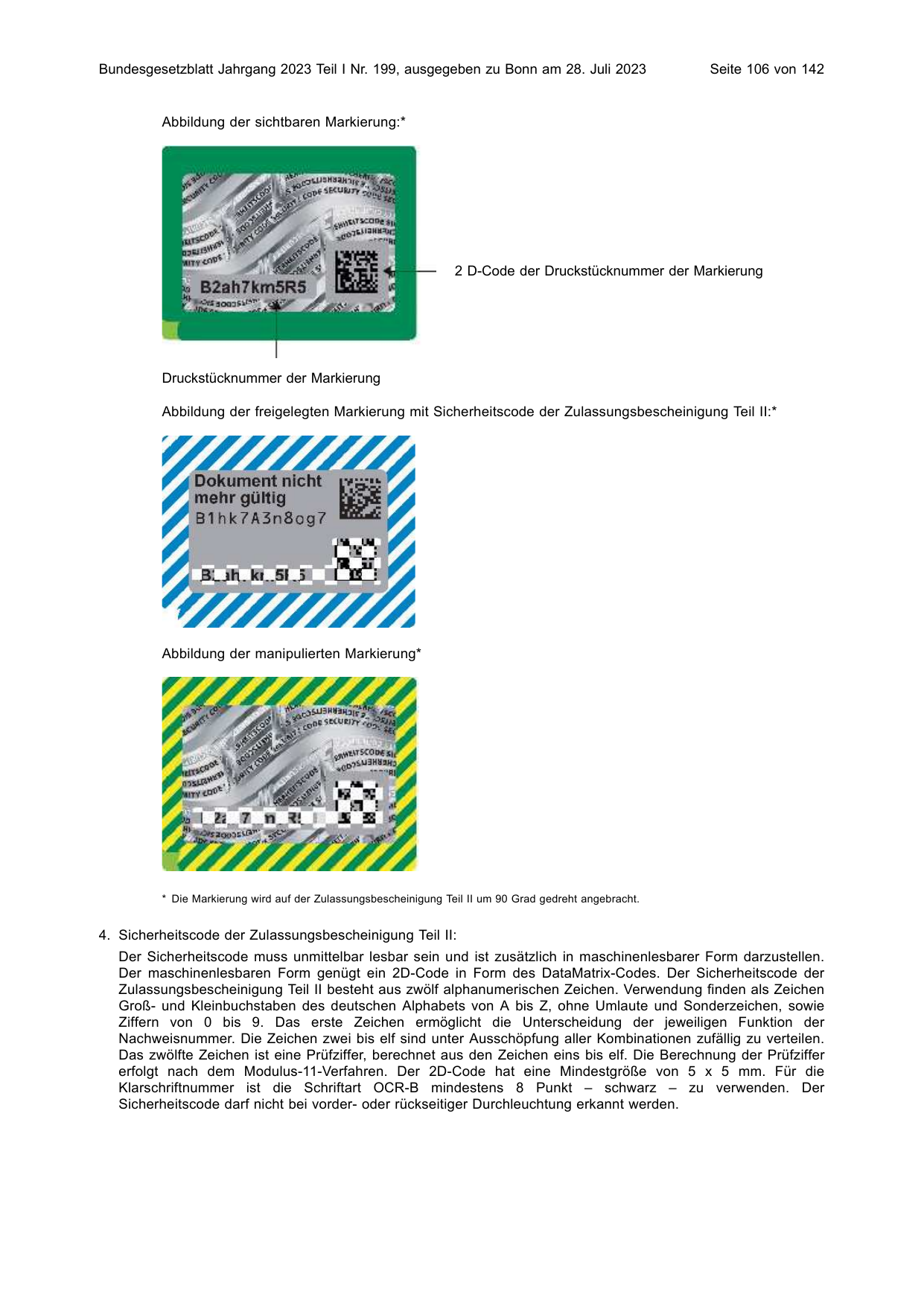 BGBl. 2023, Seite 106 — Originalseite als Abbildung