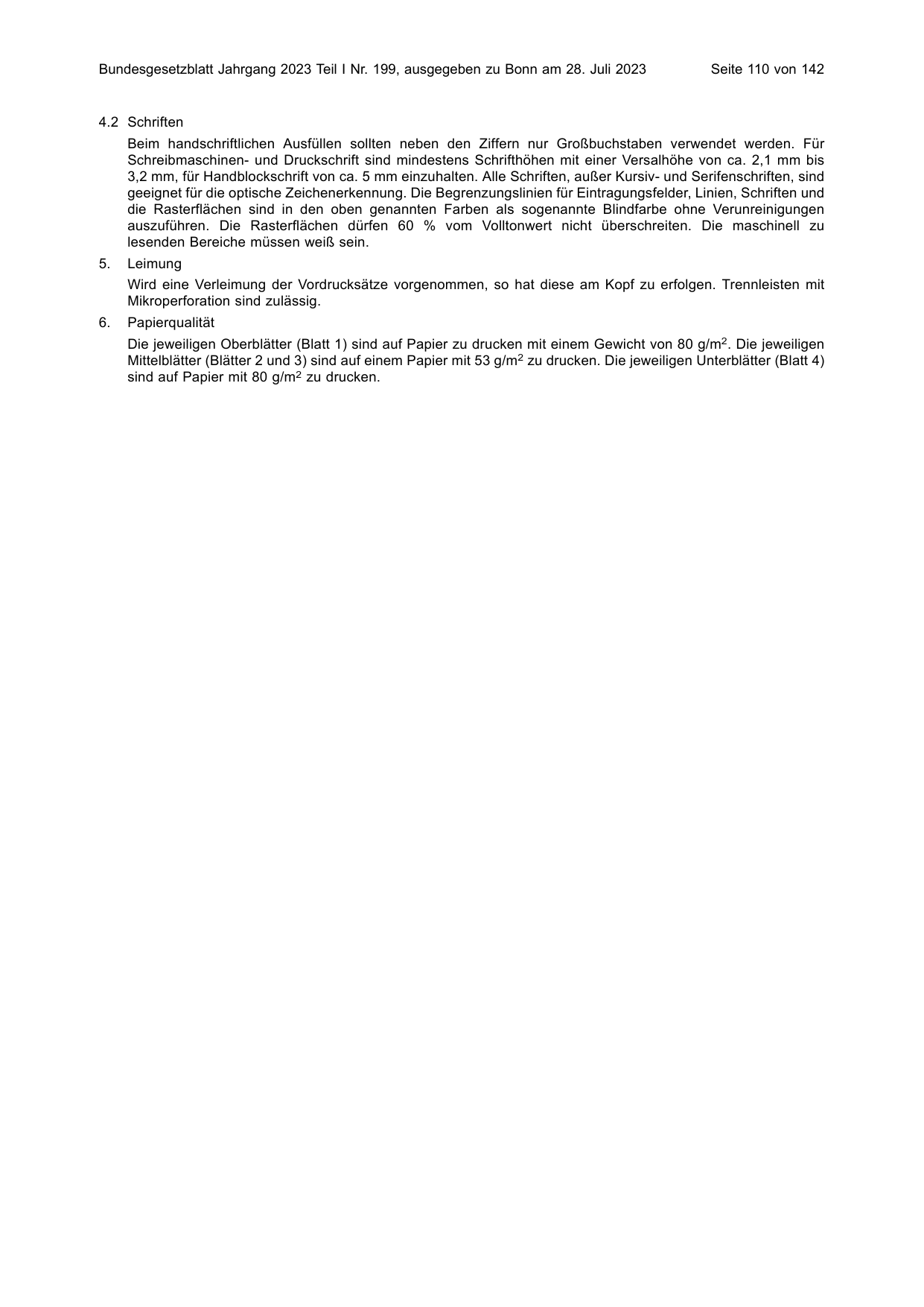 BGBl. 2023, Seite 110 — Originalseite als Abbildung