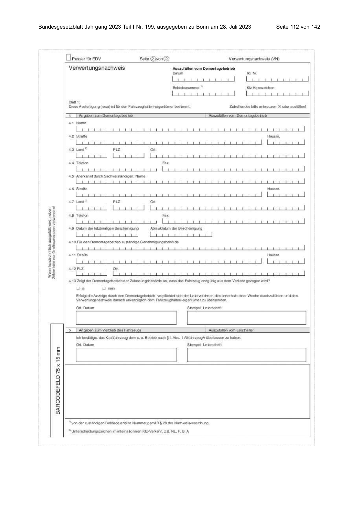 BGBl. 2023, Seite 112 — Originalseite als Abbildung