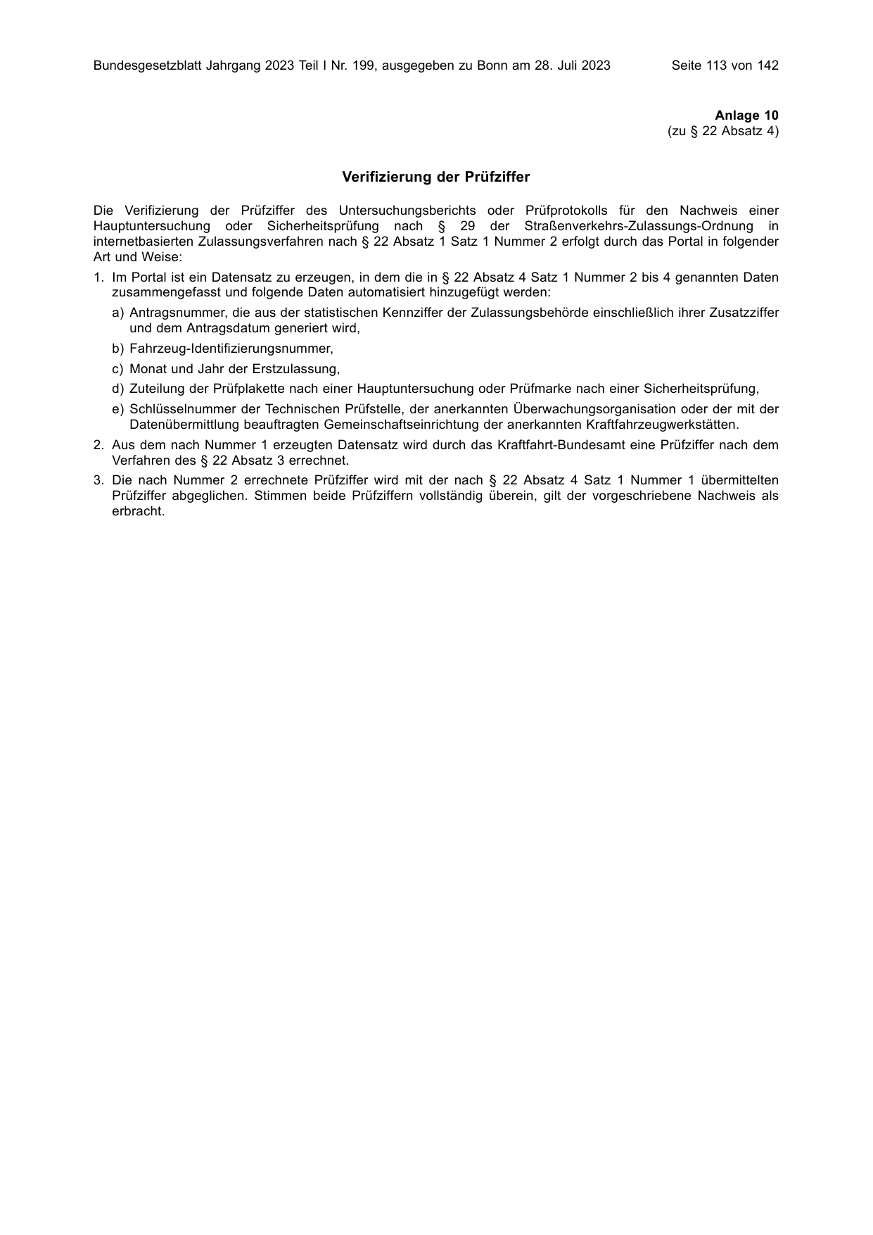 BGBl. 2023, Seite 113 — Originalseite als Abbildung