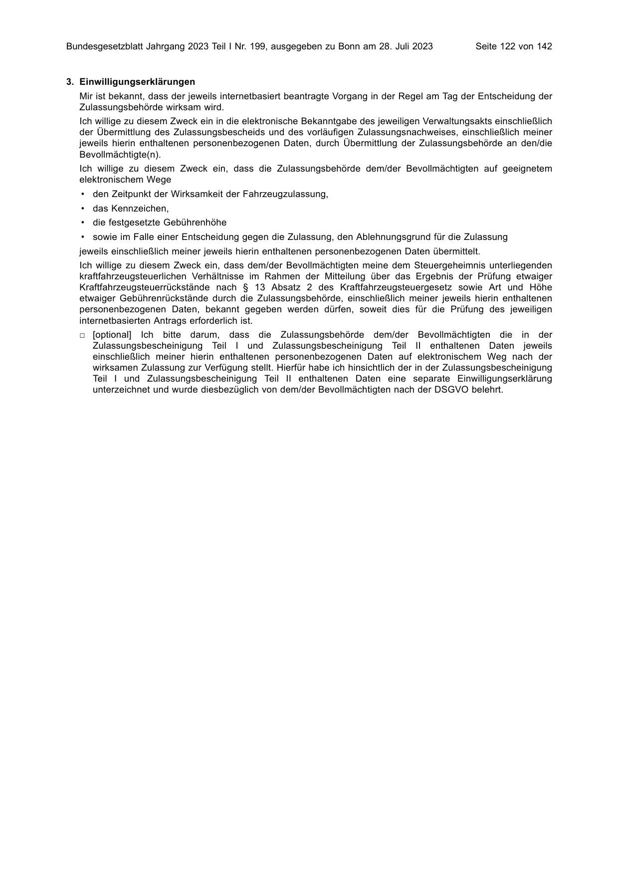 BGBl. 2023, Seite 122 — Originalseite als Abbildung