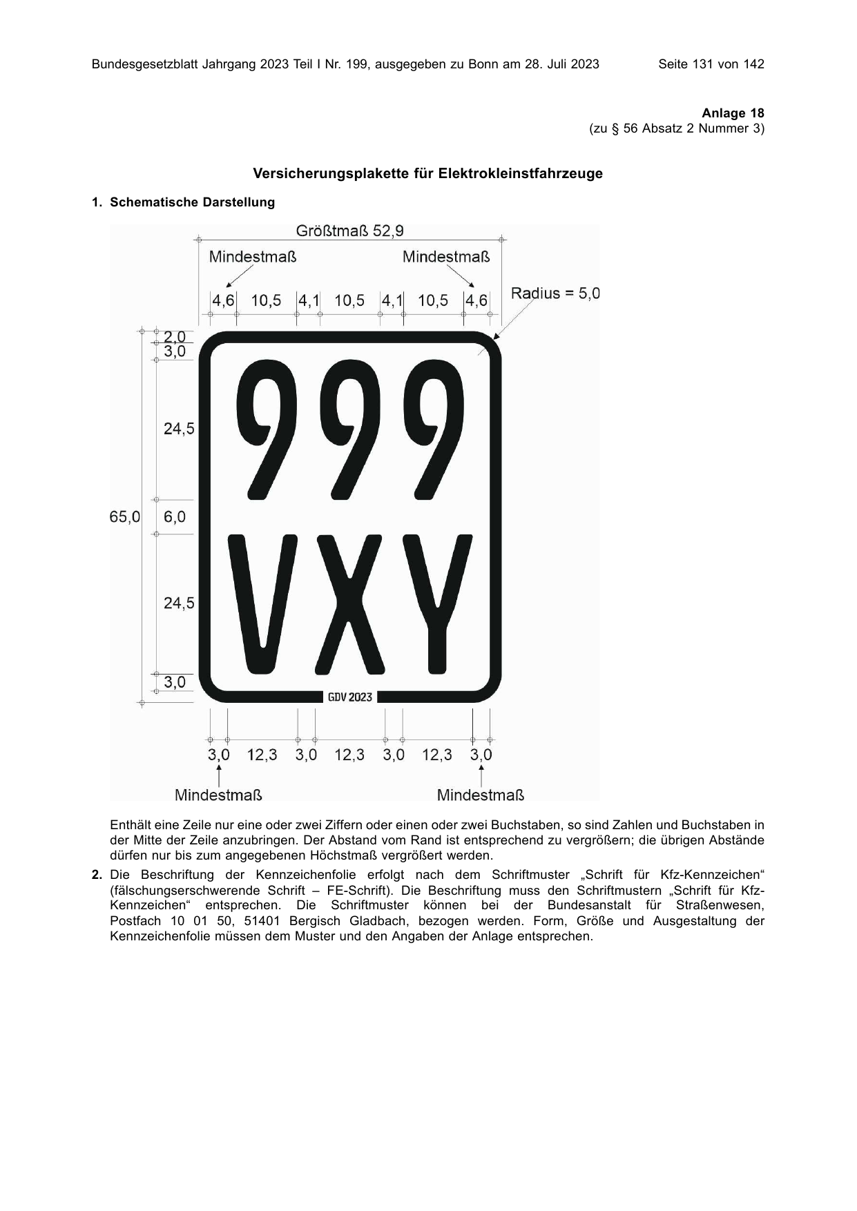BGBl. 2023, Seite 131 — Originalseite als Abbildung