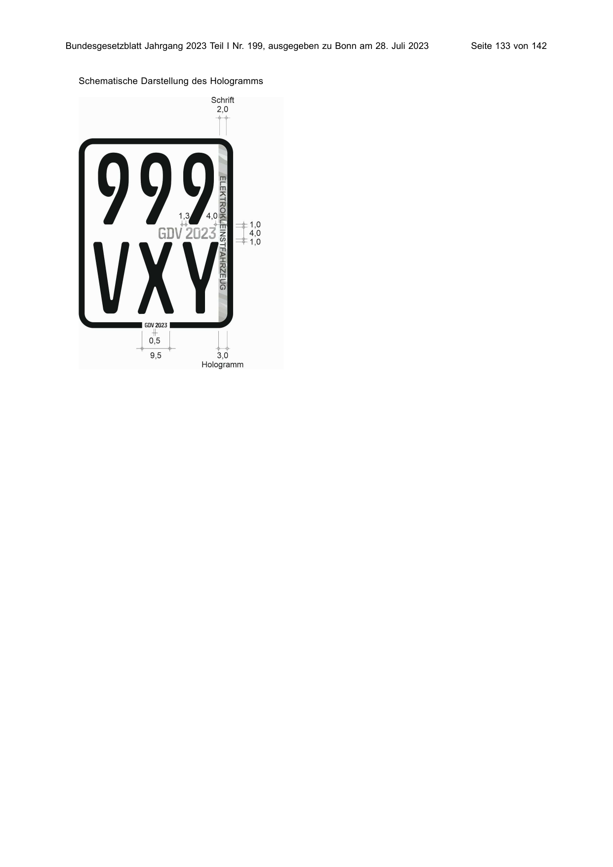 BGBl. 2023, Seite 133 — Originalseite als Abbildung