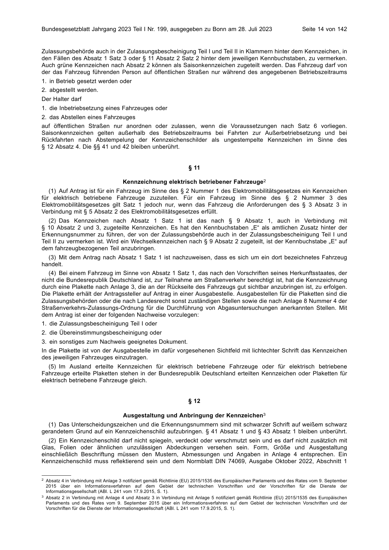 BGBl. 2023, Seite 14 — Originalseite als Abbildung