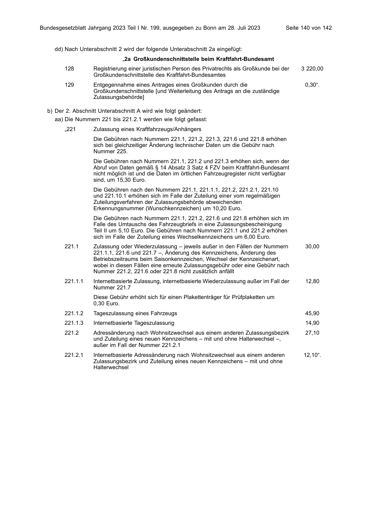 BGBl. 2023, Seite 140 — Originalseite als Abbildung