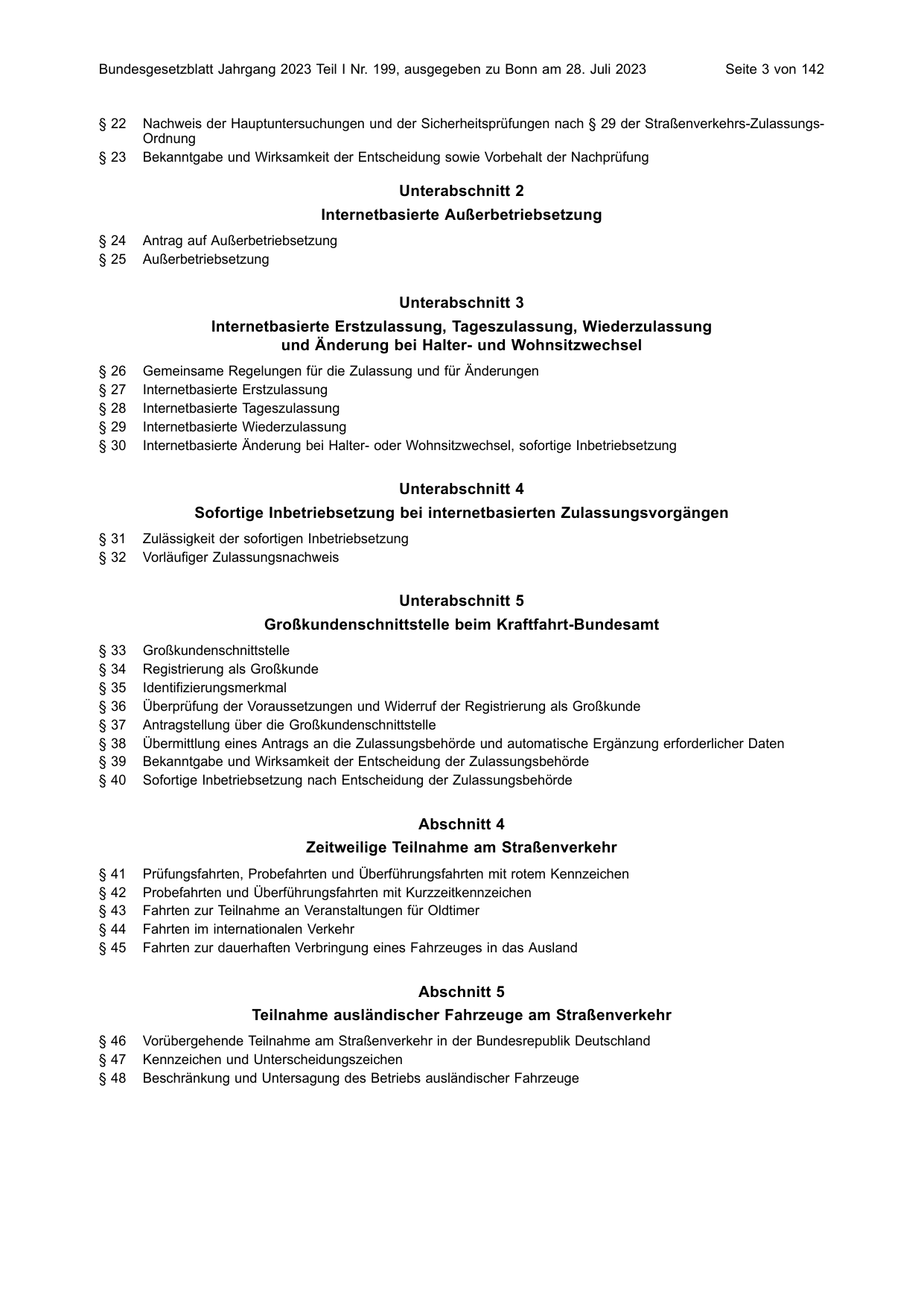 BGBl. 2023, Seite 3 — Originalseite als Abbildung