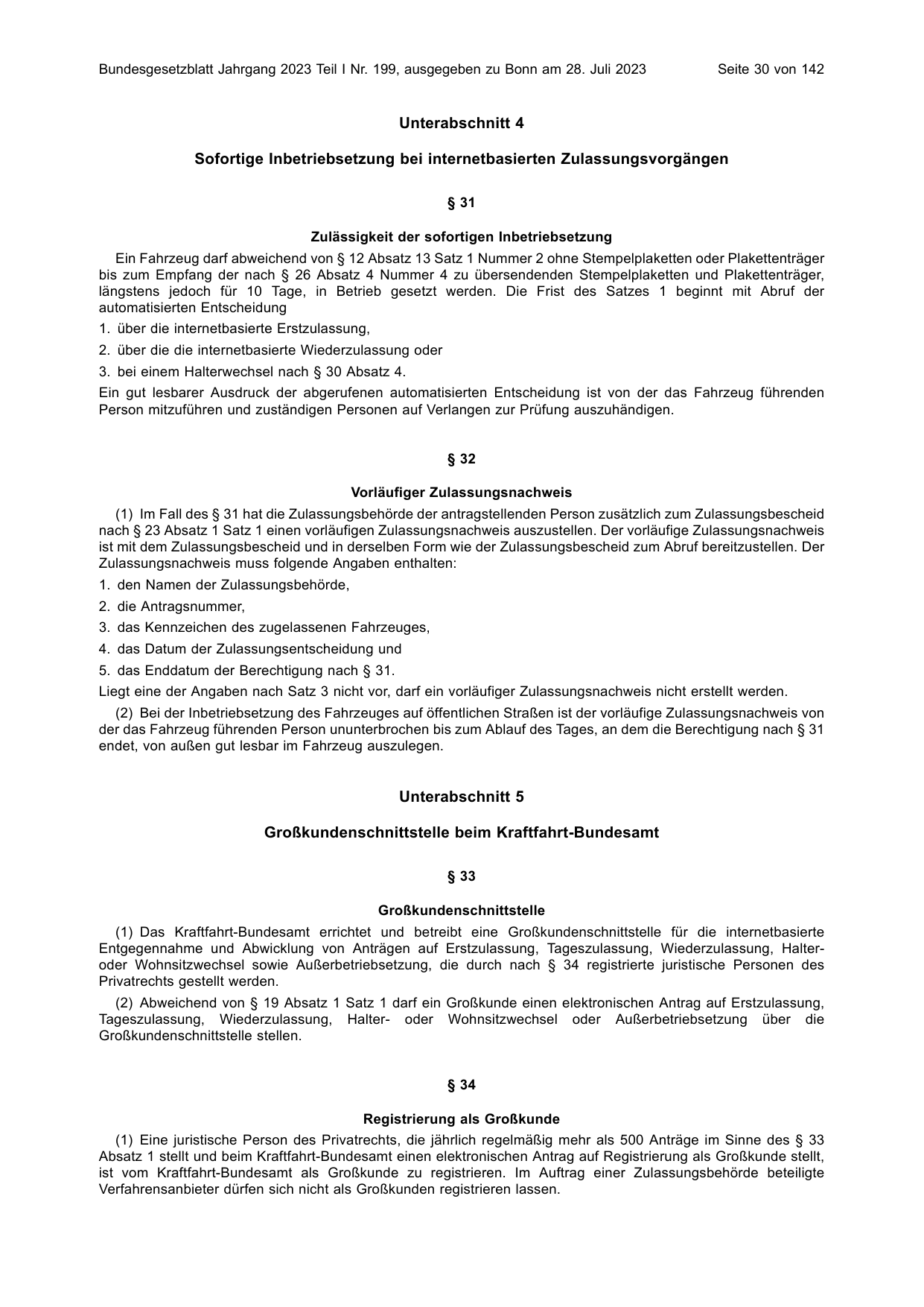 BGBl. 2023, Seite 30 — Originalseite als Abbildung