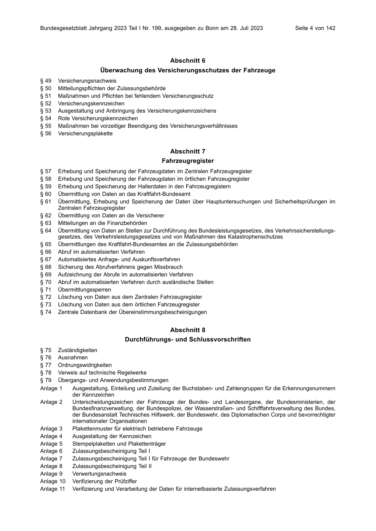 BGBl. 2023, Seite 4 — Originalseite als Abbildung