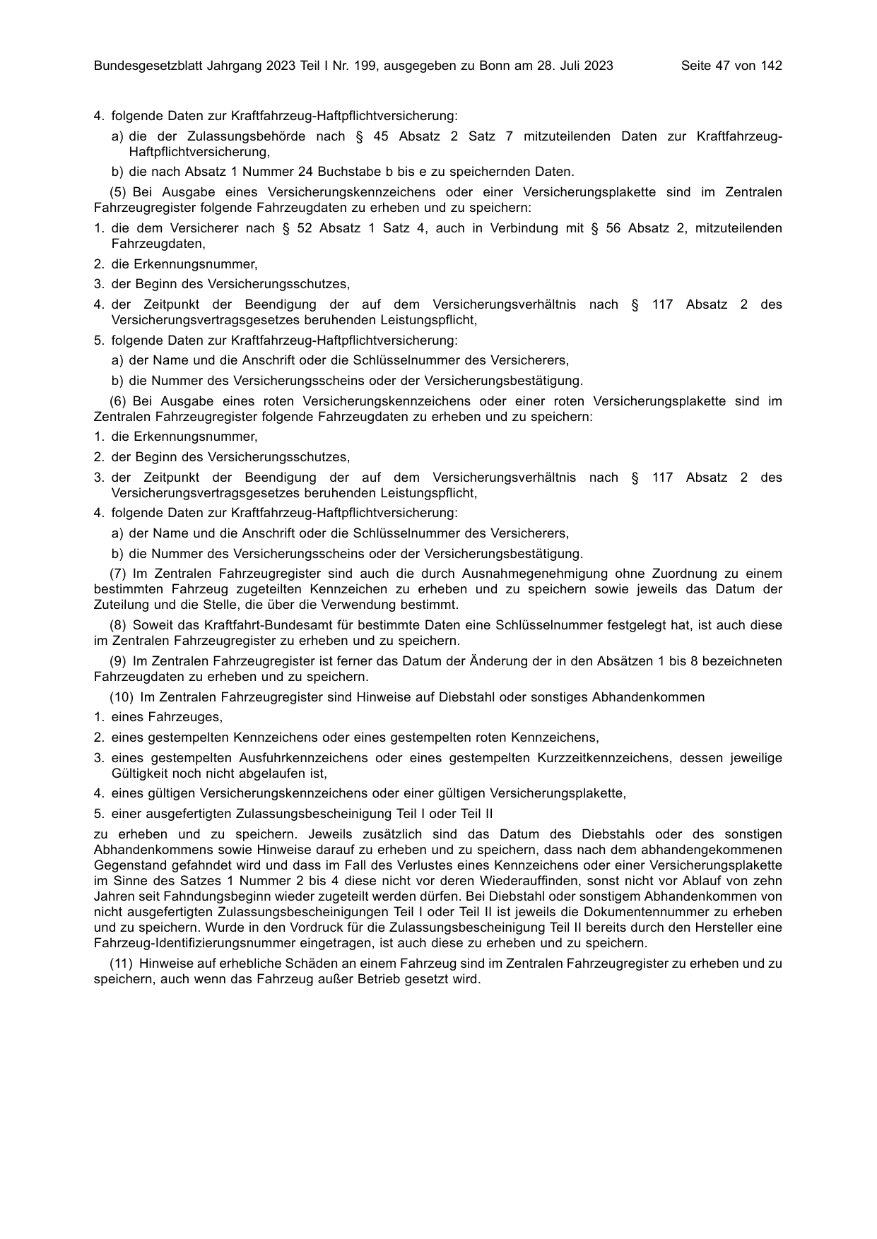 BGBl. 2023, Seite 47 — Originalseite als Abbildung