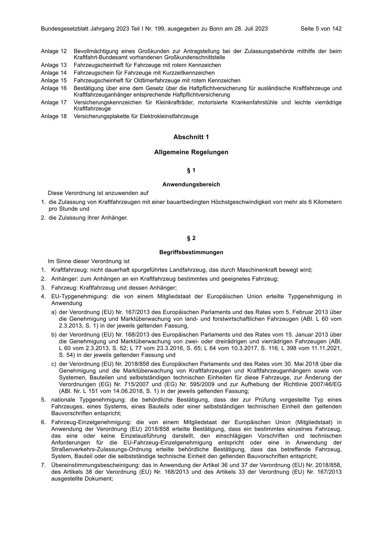 BGBl. 2023, Seite 5 — Originalseite als Abbildung