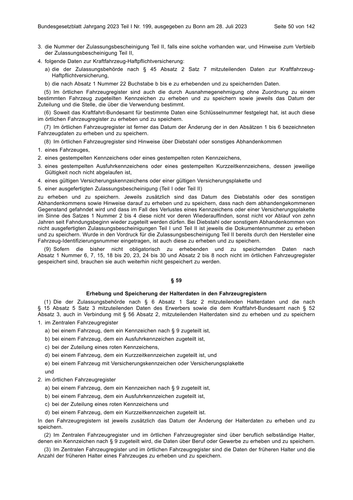 BGBl. 2023, Seite 50 — Originalseite als Abbildung