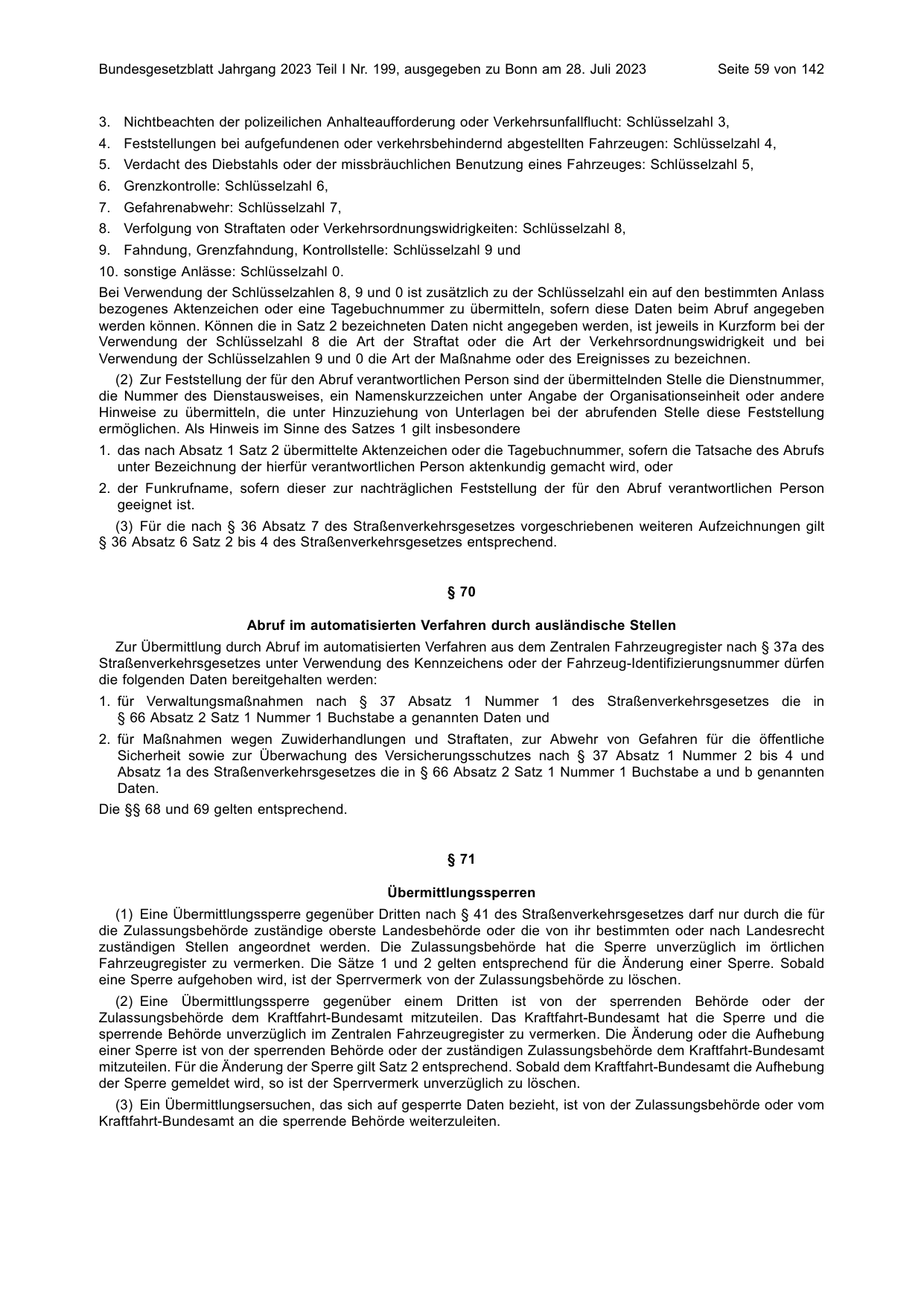 BGBl. 2023, Seite 59 — Originalseite als Abbildung