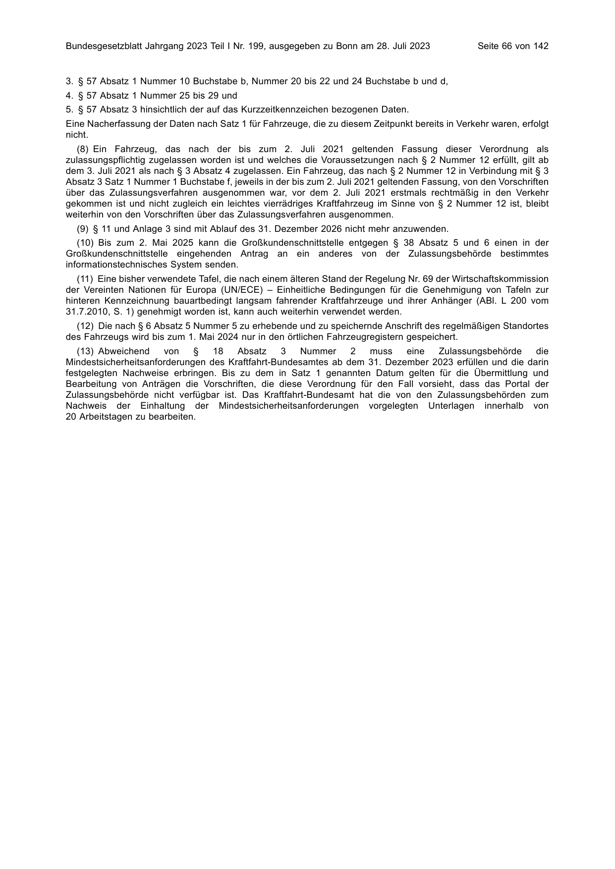 BGBl. 2023, Seite 66 — Originalseite als Abbildung