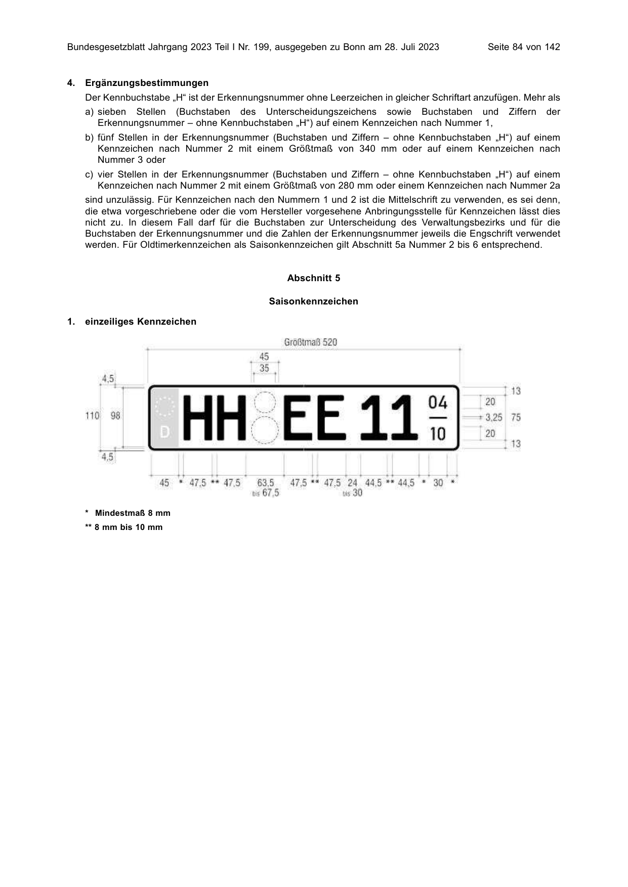 BGBl. 2023, Seite 84 — Originalseite als Abbildung