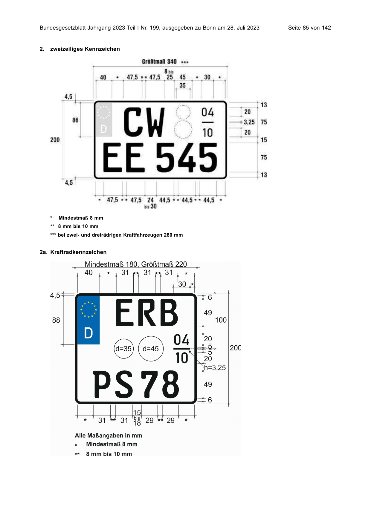 BGBl. 2023, Seite 85 — Originalseite als Abbildung