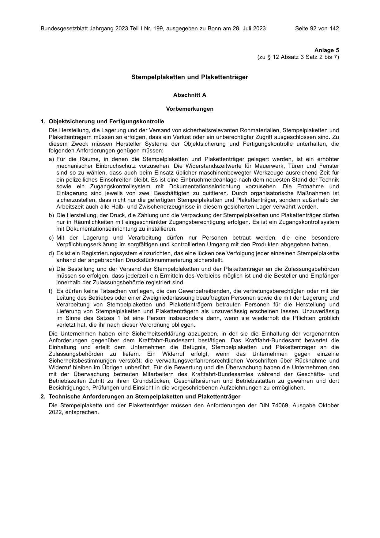 BGBl. 2023, Seite 92 — Originalseite als Abbildung