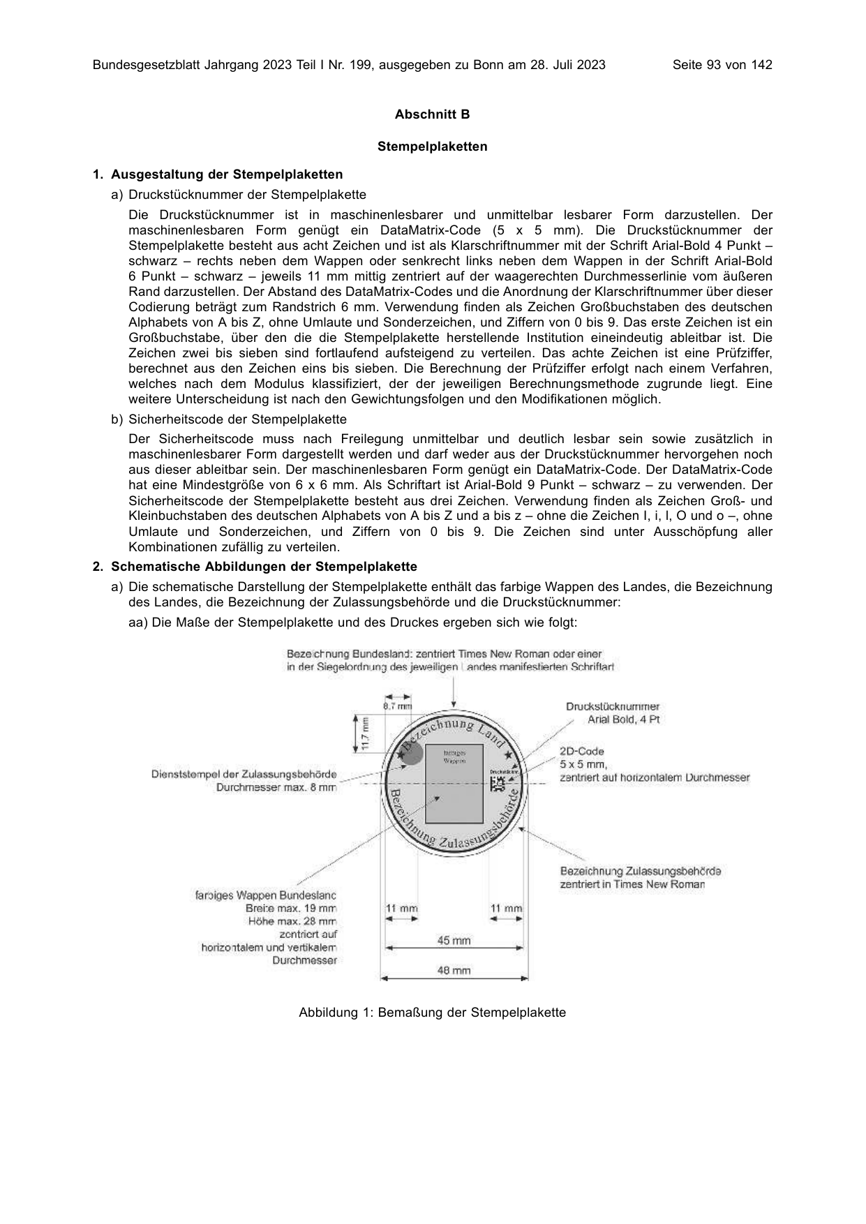 BGBl. 2023, Seite 93 — Originalseite als Abbildung