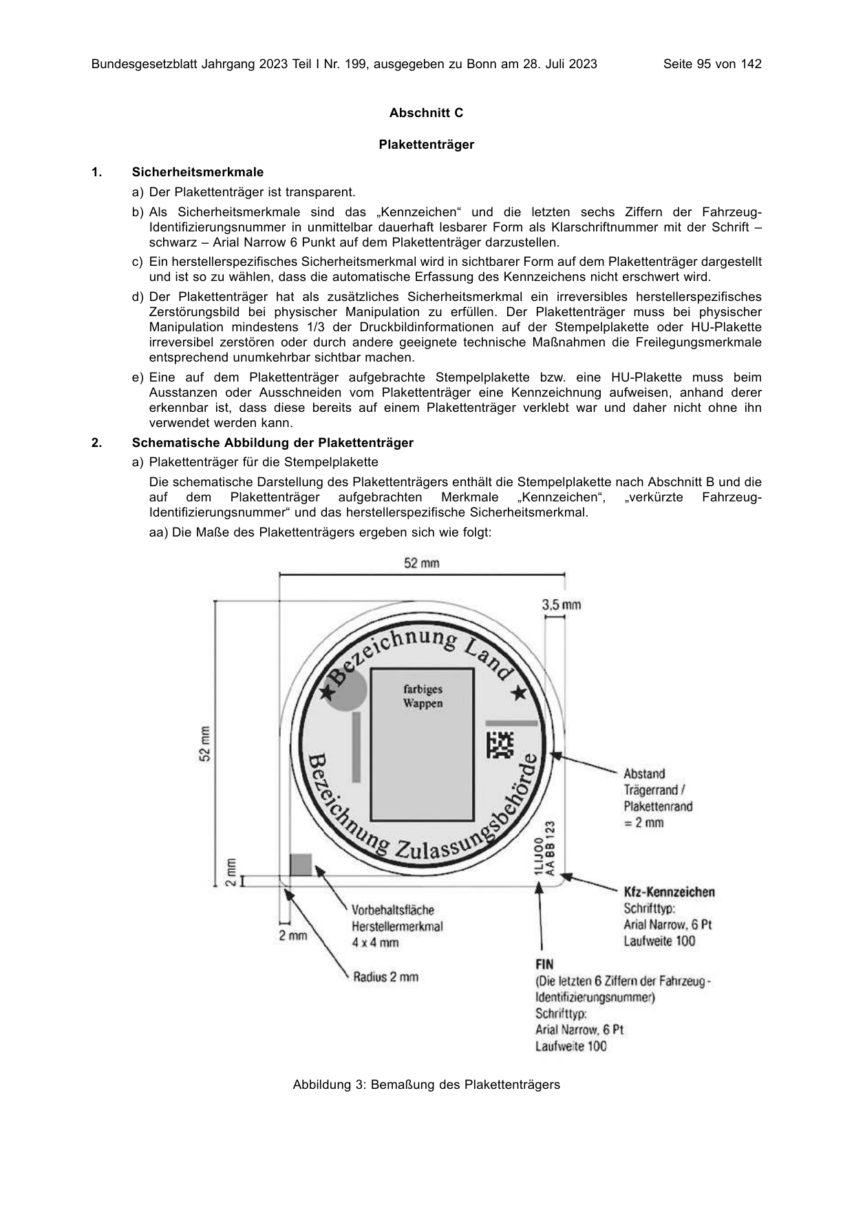 BGBl. 2023, Seite 95 — Originalseite als Abbildung