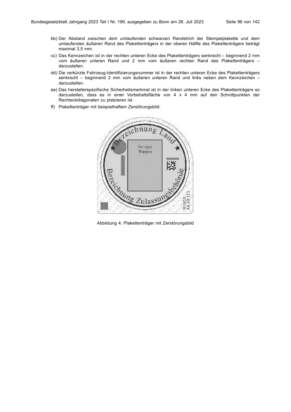 BGBl. 2023, Seite 96 — Originalseite als Abbildung