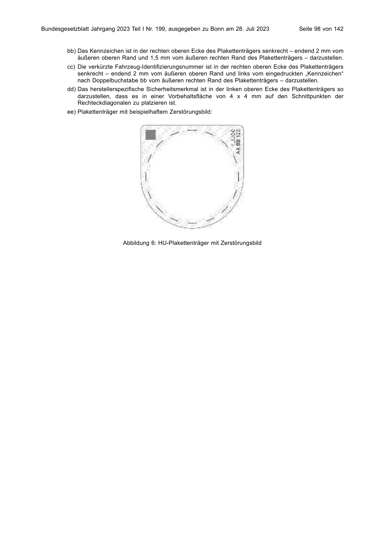 BGBl. 2023, Seite 98 — Originalseite als Abbildung