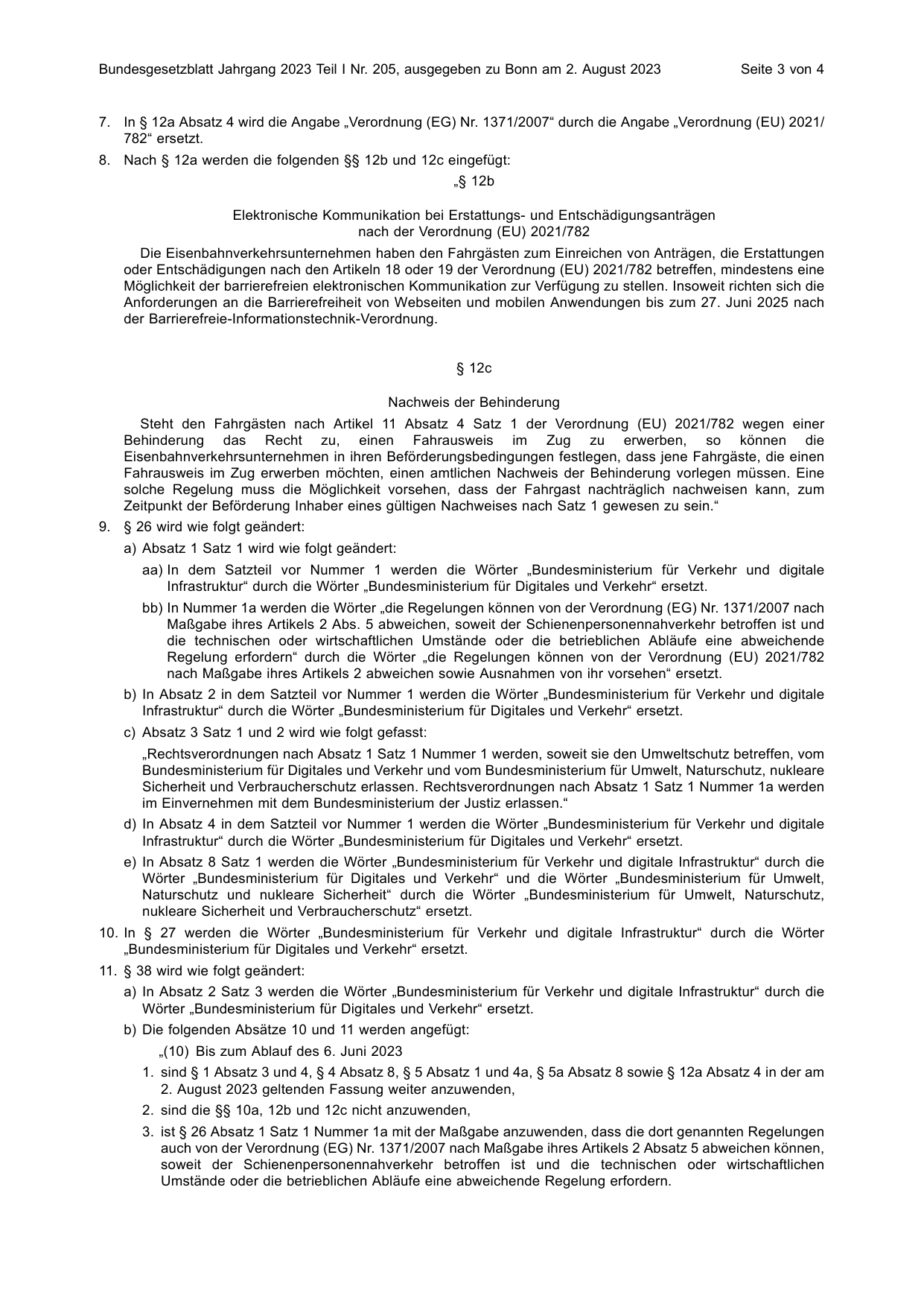 BGBl. 2023, Seite 3 — Originalseite als Abbildung