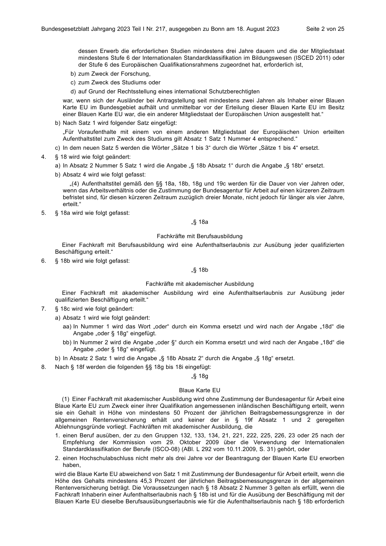 BGBl. 2023, Seite 2 — Originalseite als Abbildung