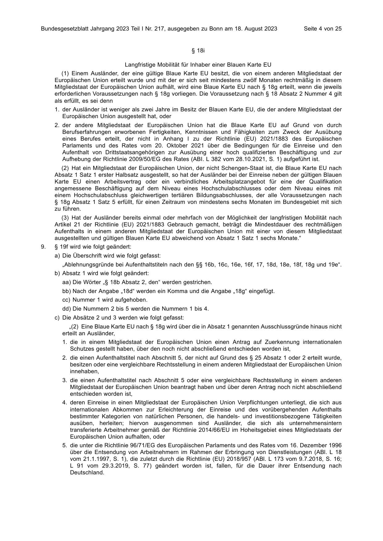BGBl. 2023, Seite 4 — Originalseite als Abbildung