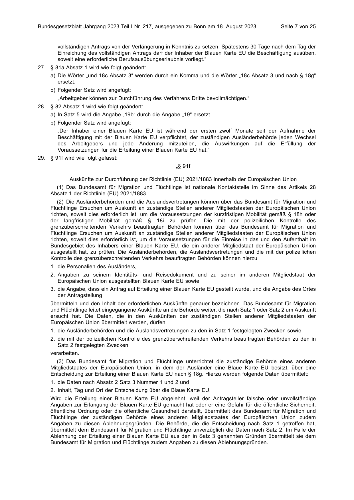 BGBl. 2023, Seite 7 — Originalseite als Abbildung