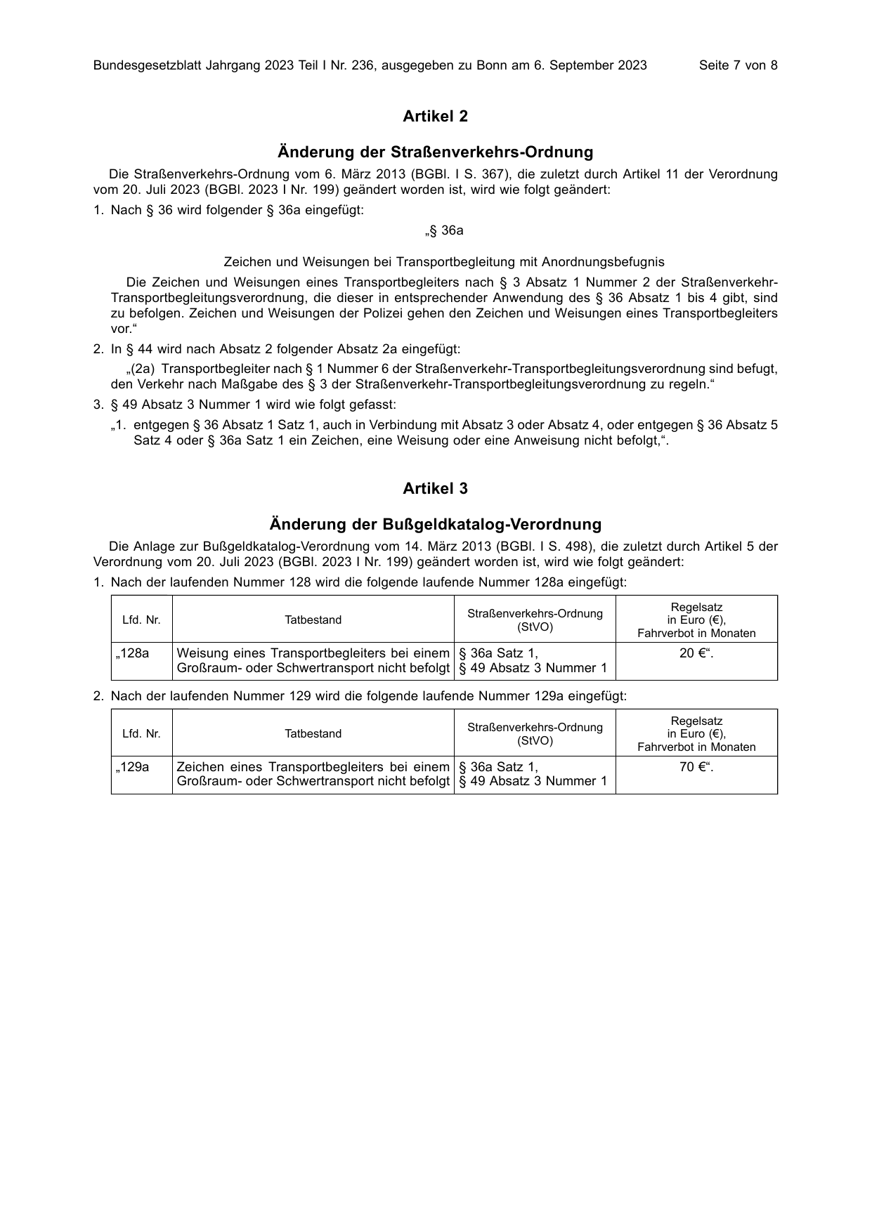 BGBl. 2023, Seite 7 — Originalseite als Abbildung