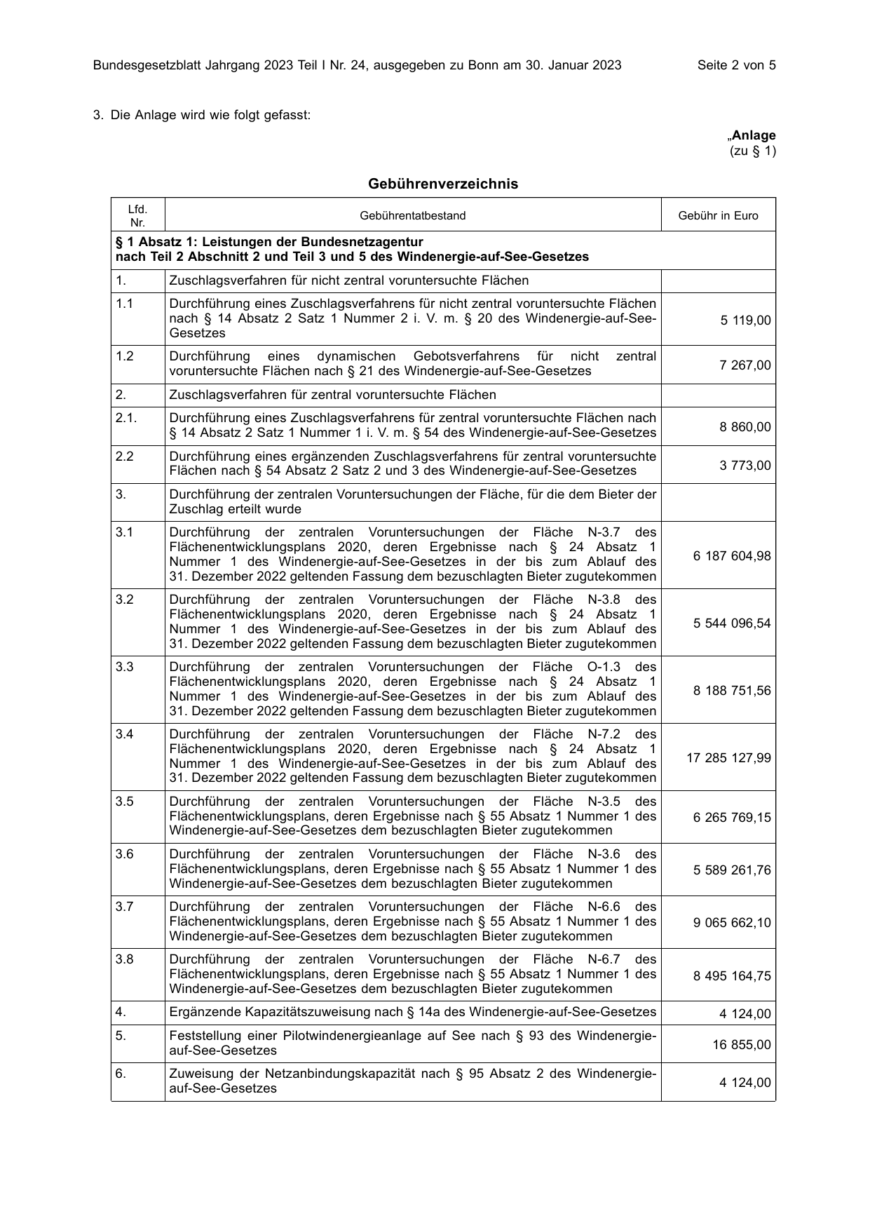 BGBl. 2023, Seite 2 — Originalseite als Abbildung
