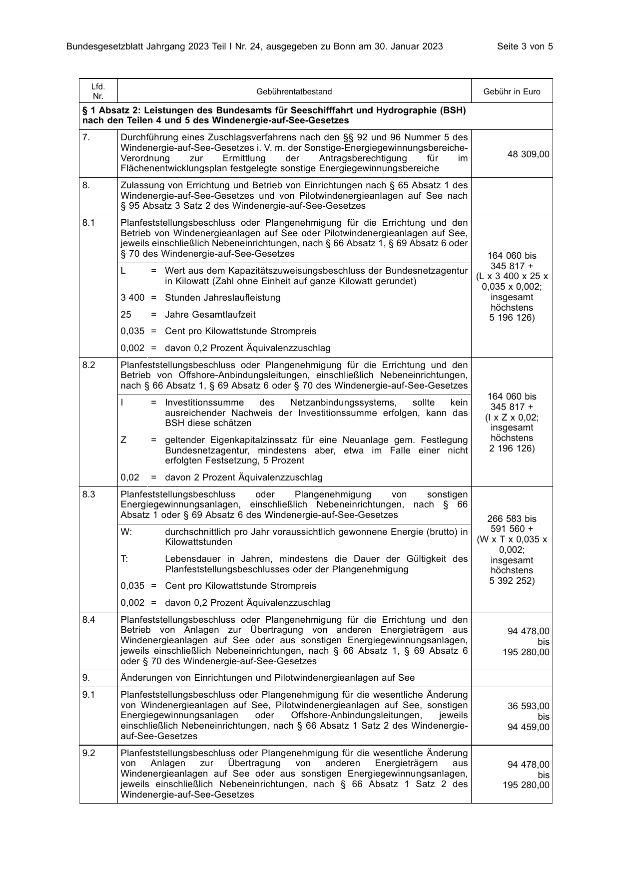 BGBl. 2023, Seite 3 — Originalseite als Abbildung