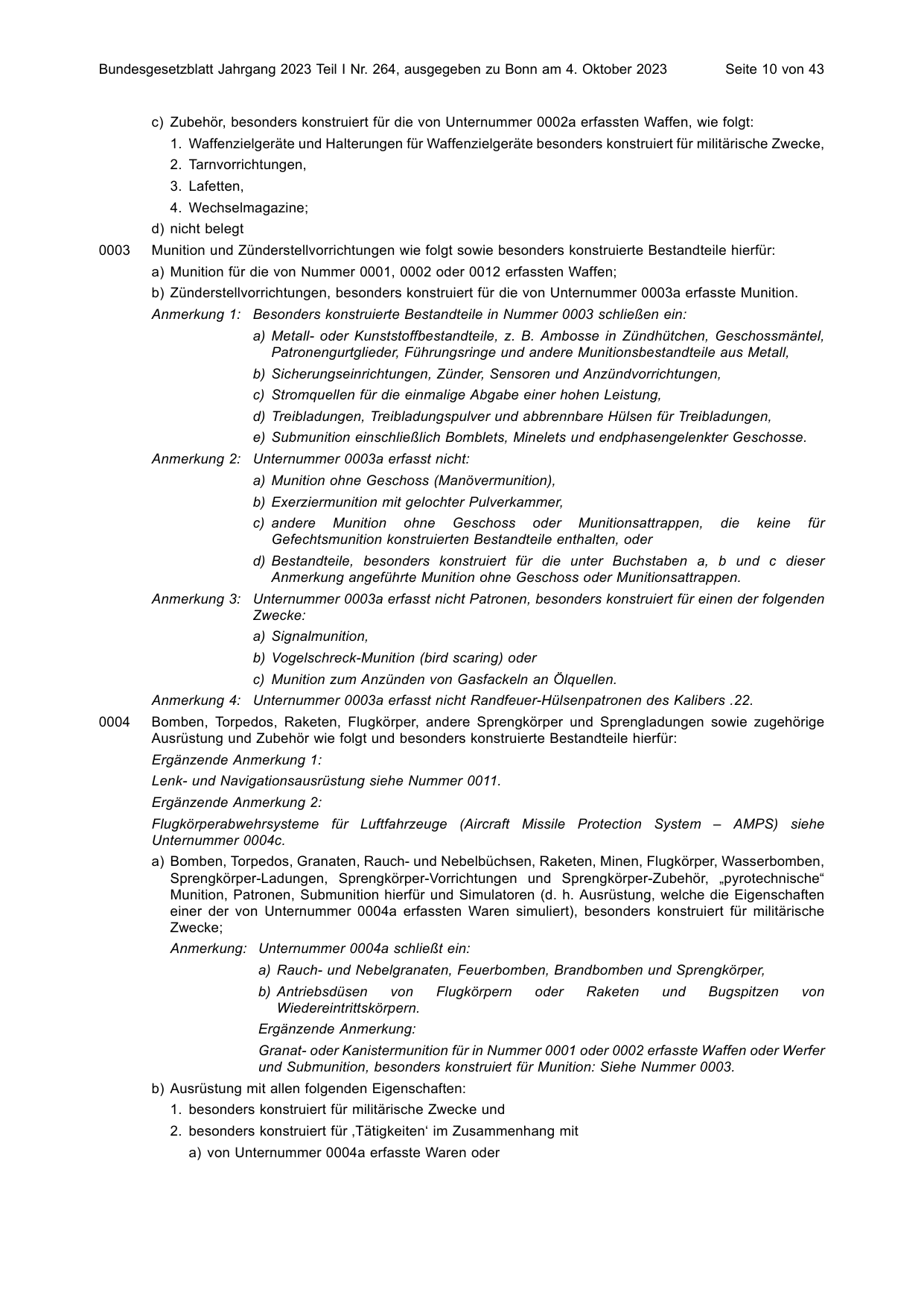 BGBl. 2023, Seite 10 — Originalseite als Abbildung