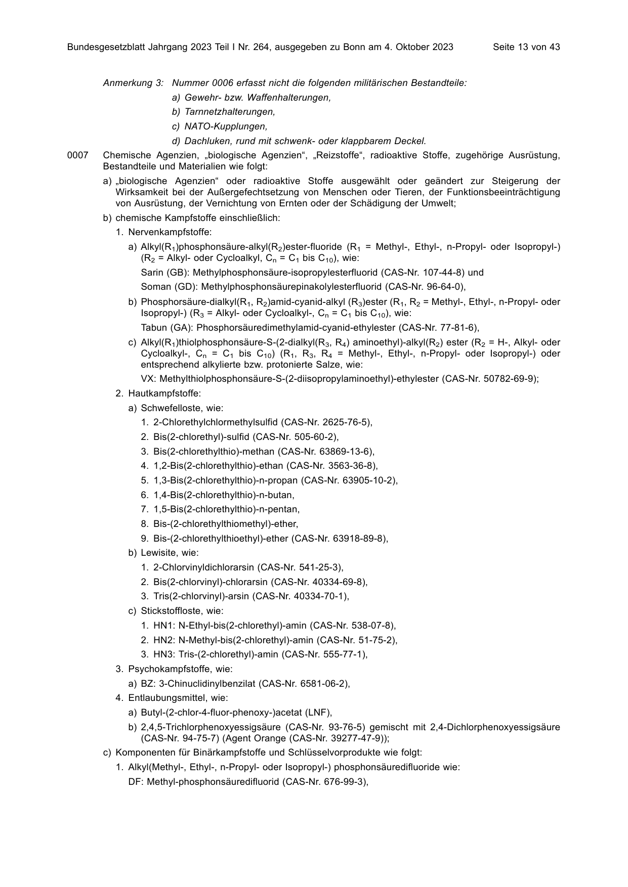 BGBl. 2023, Seite 13 — Originalseite als Abbildung