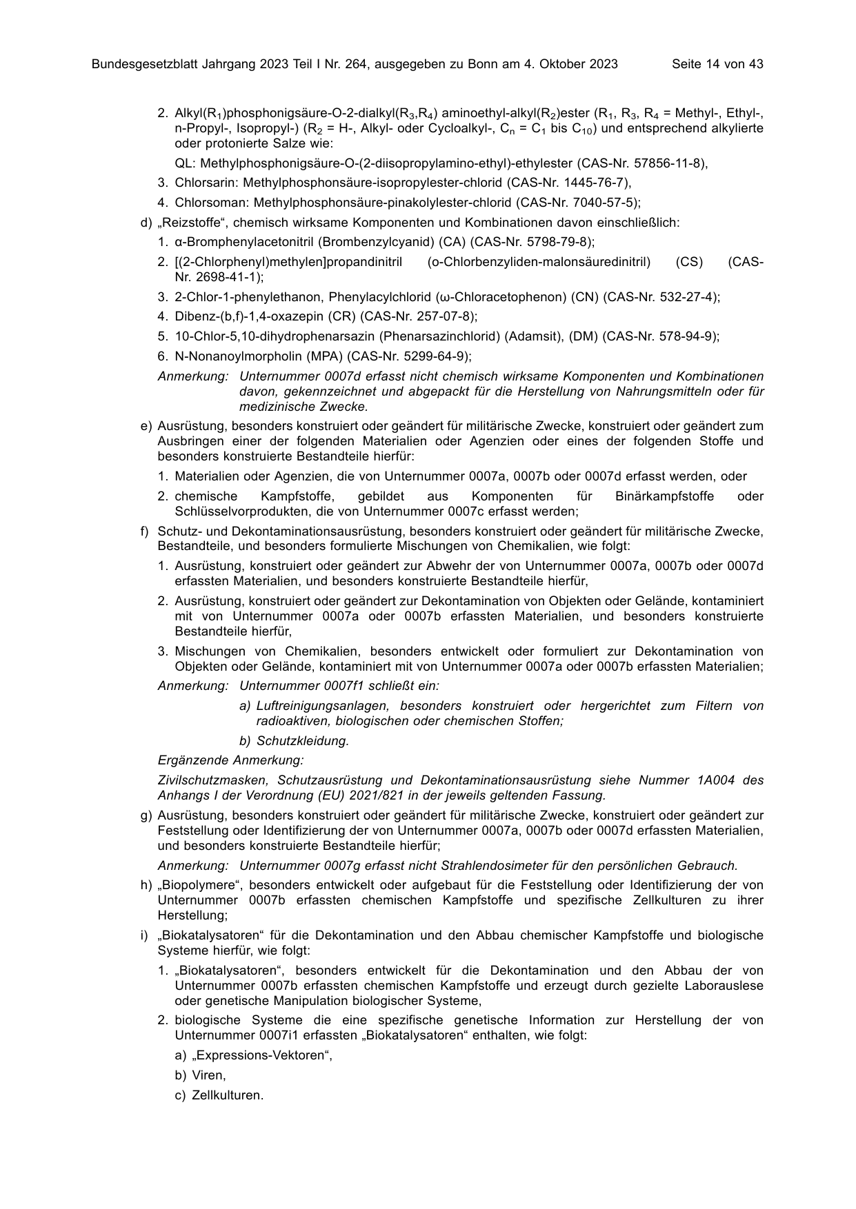 BGBl. 2023, Seite 14 — Originalseite als Abbildung