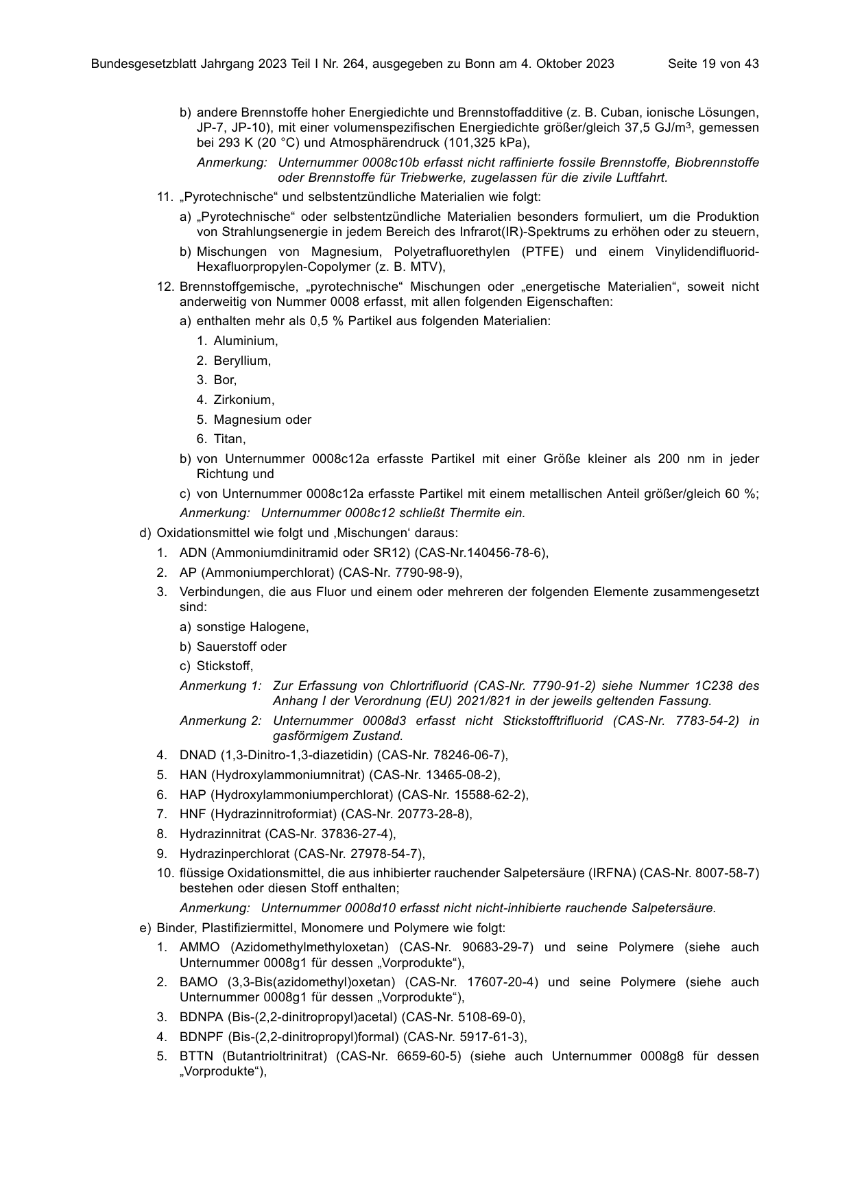 BGBl. 2023, Seite 19 — Originalseite als Abbildung