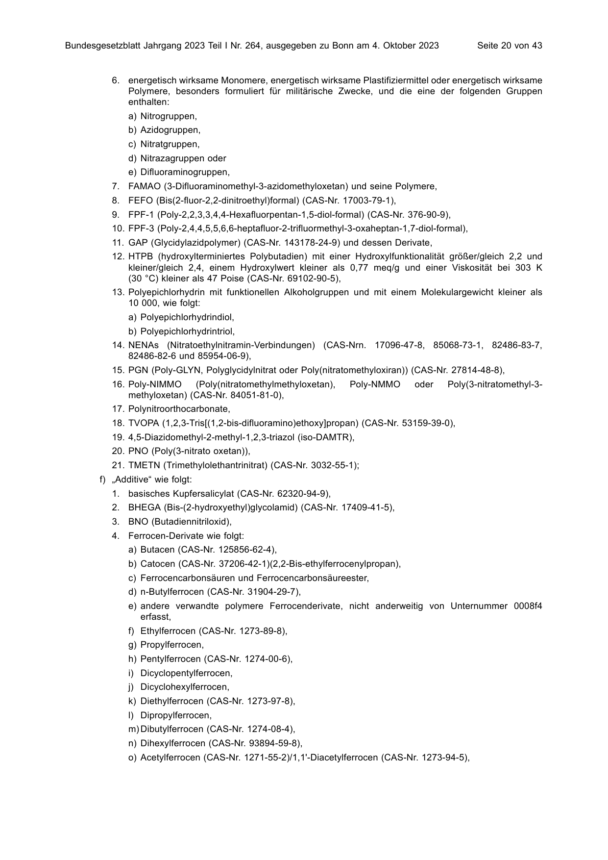 BGBl. 2023, Seite 20 — Originalseite als Abbildung