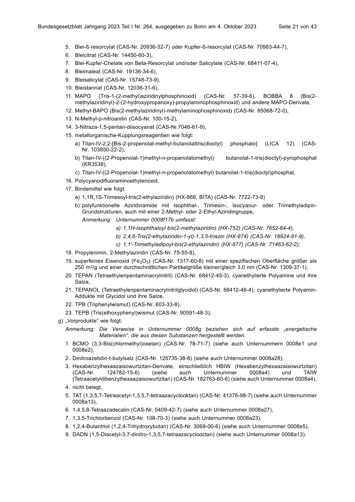 BGBl. 2023, Seite 21 — Originalseite als Abbildung