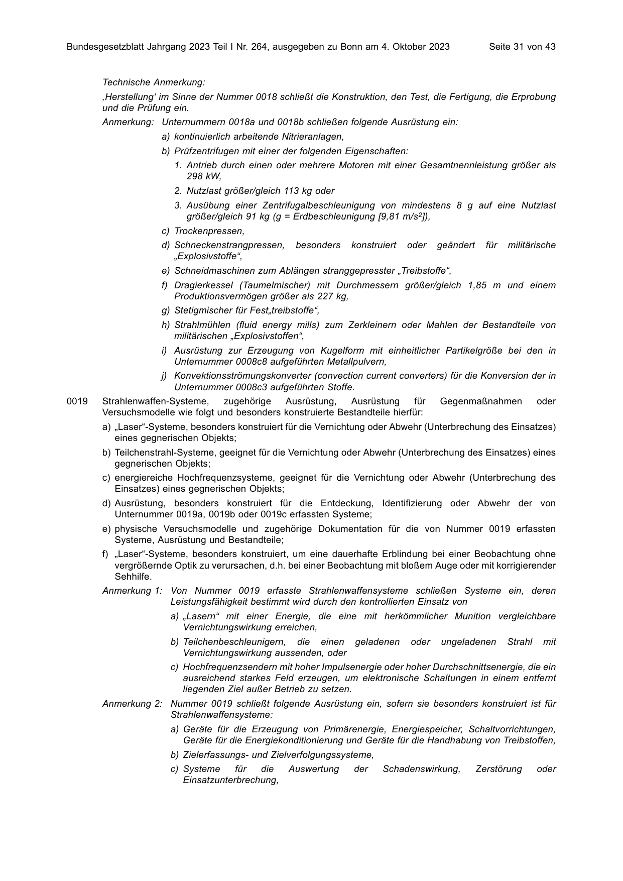 BGBl. 2023, Seite 31 — Originalseite als Abbildung