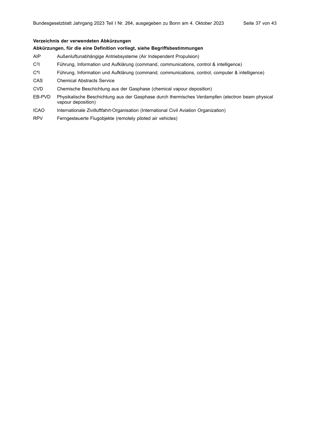 BGBl. 2023, Seite 37 — Originalseite als Abbildung