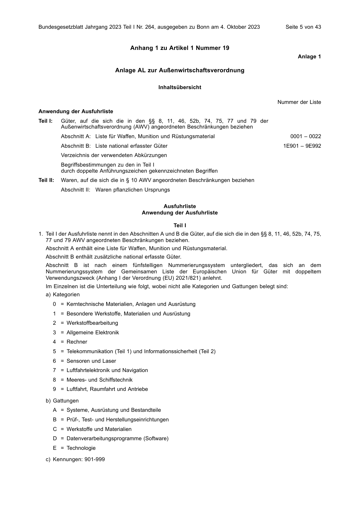 BGBl. 2023, Seite 5 — Originalseite als Abbildung