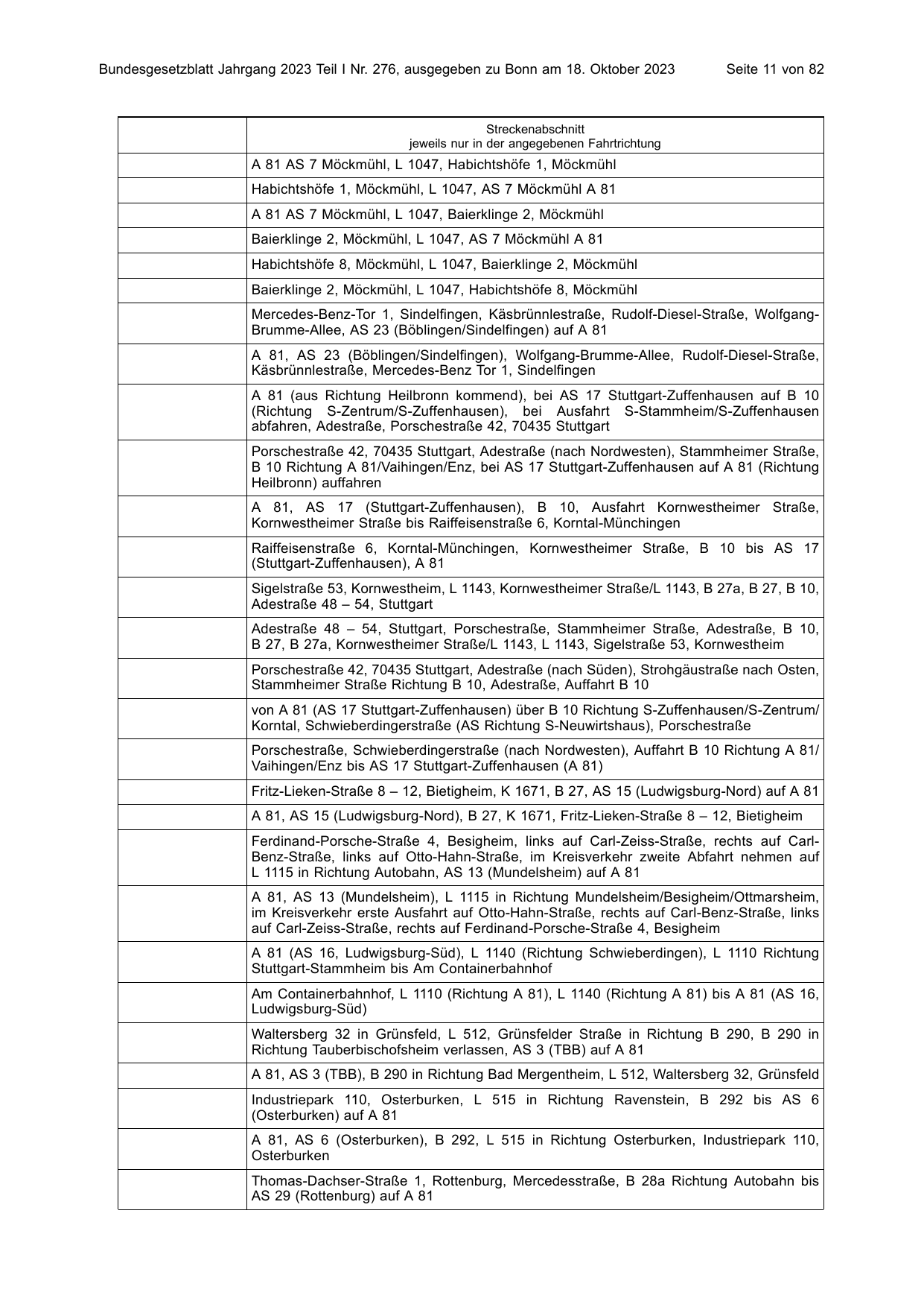 BGBl. 2023, Seite 11 — Originalseite als Abbildung