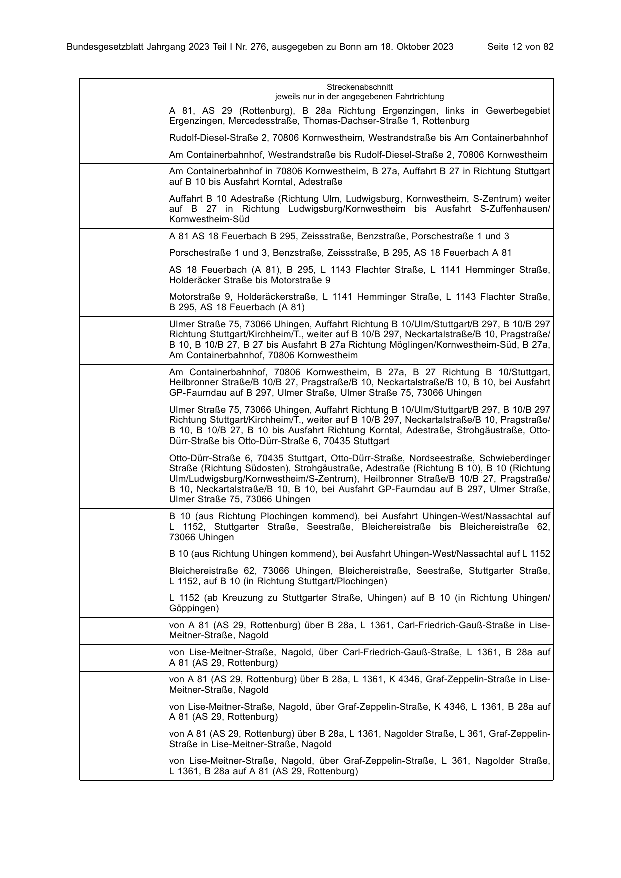 BGBl. 2023, Seite 12 — Originalseite als Abbildung