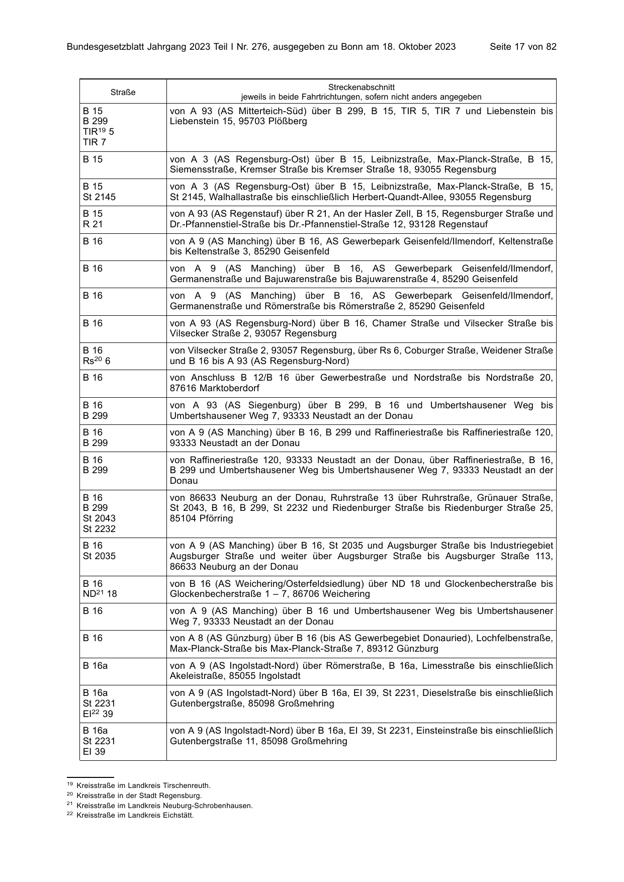 BGBl. 2023, Seite 17 — Originalseite als Abbildung