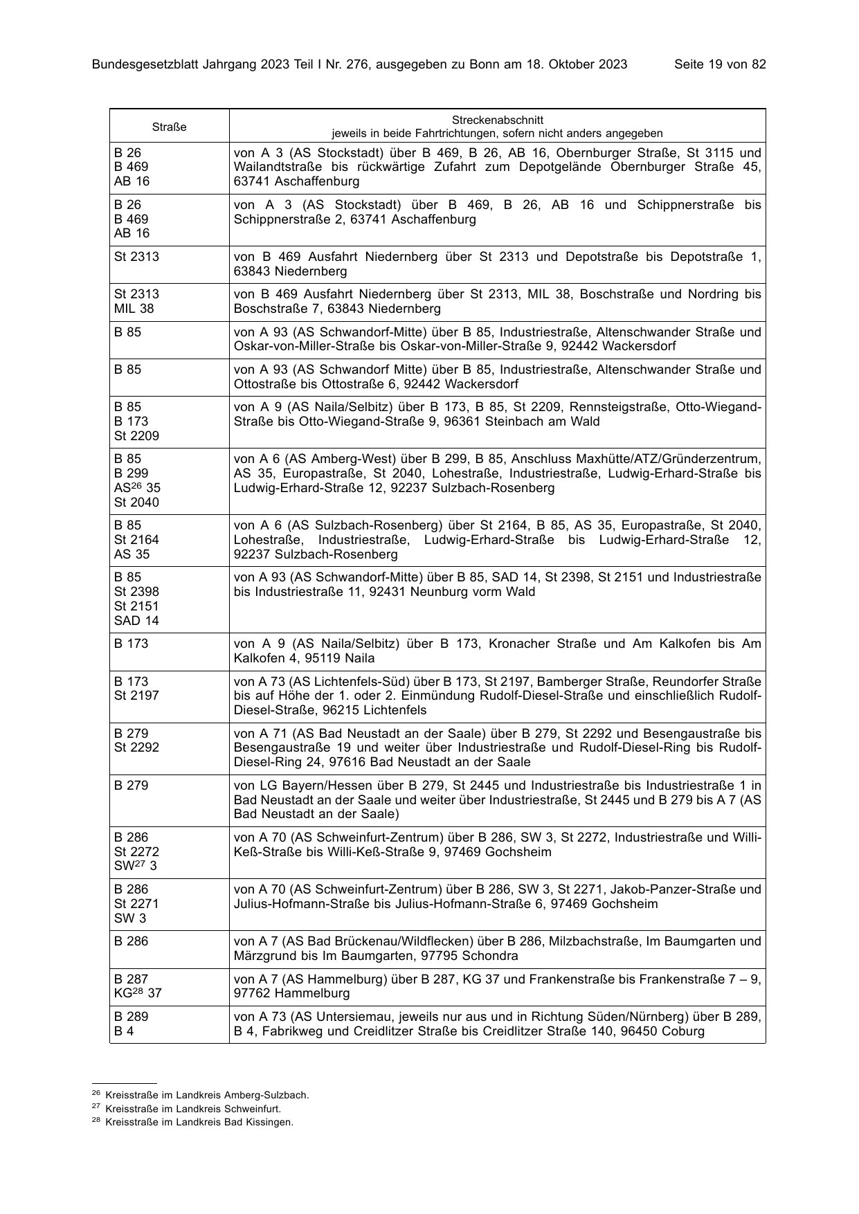 BGBl. 2023, Seite 19 — Originalseite als Abbildung