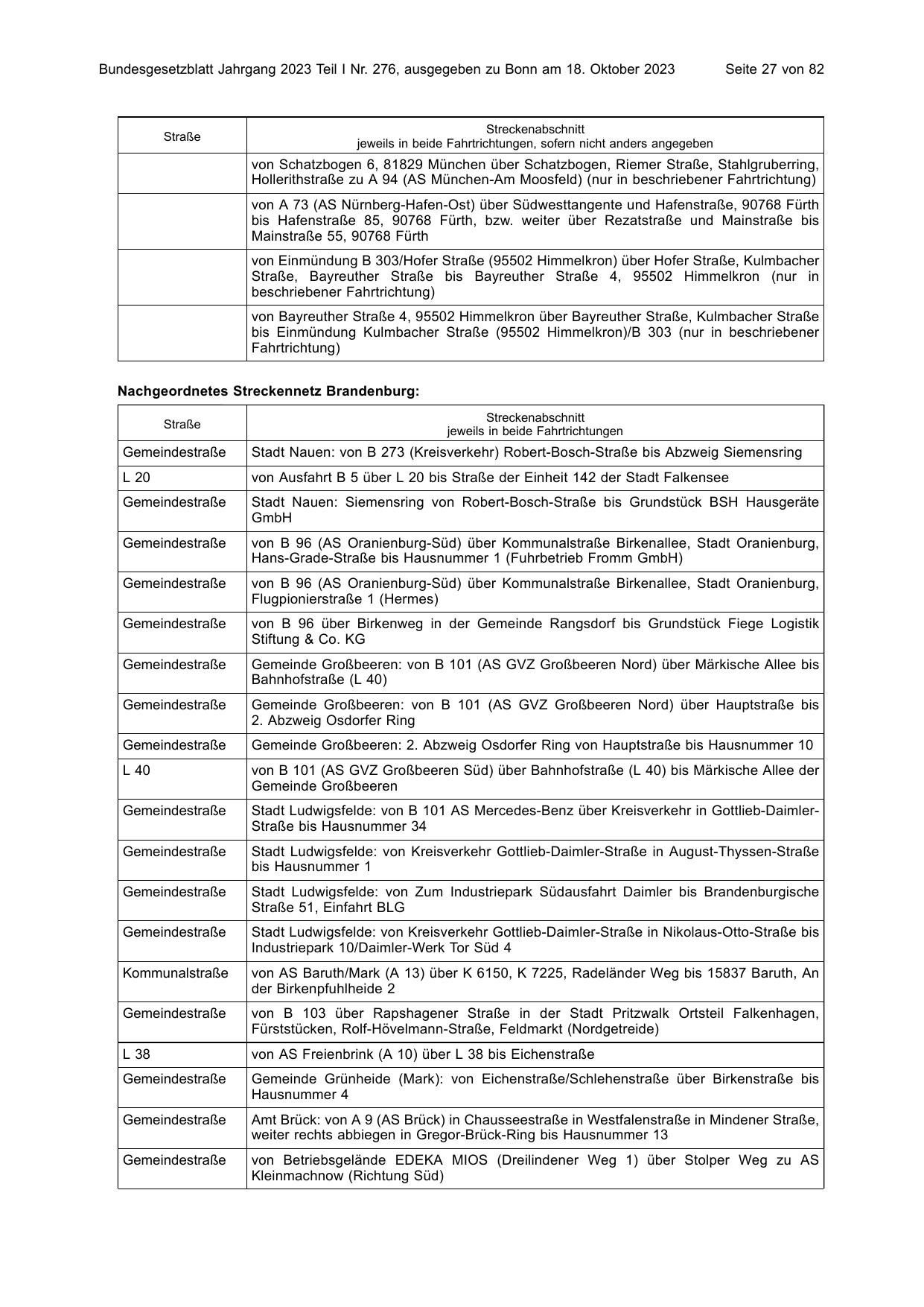 BGBl. 2023, Seite 27 — Originalseite als Abbildung