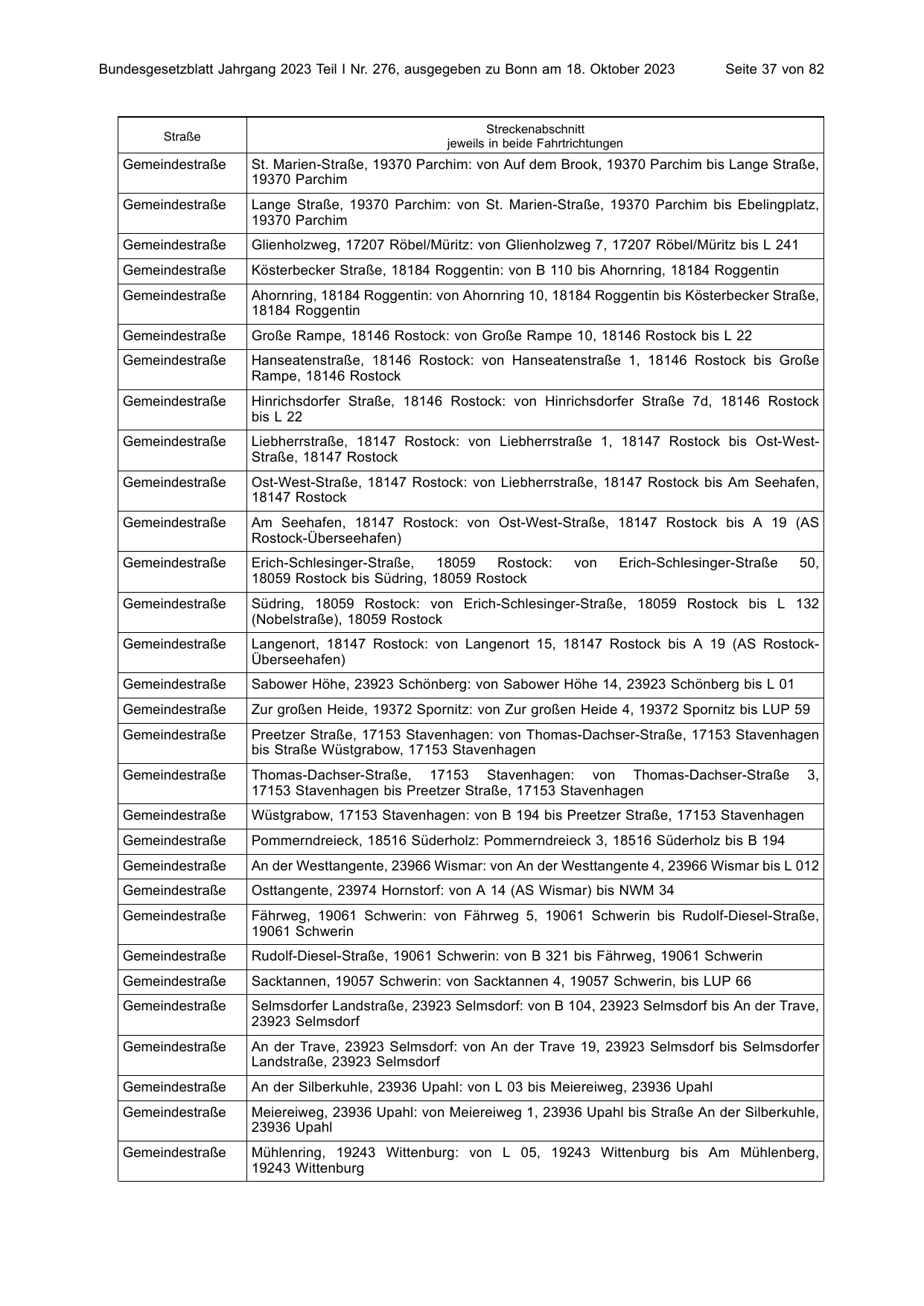 BGBl. 2023, Seite 37 — Originalseite als Abbildung